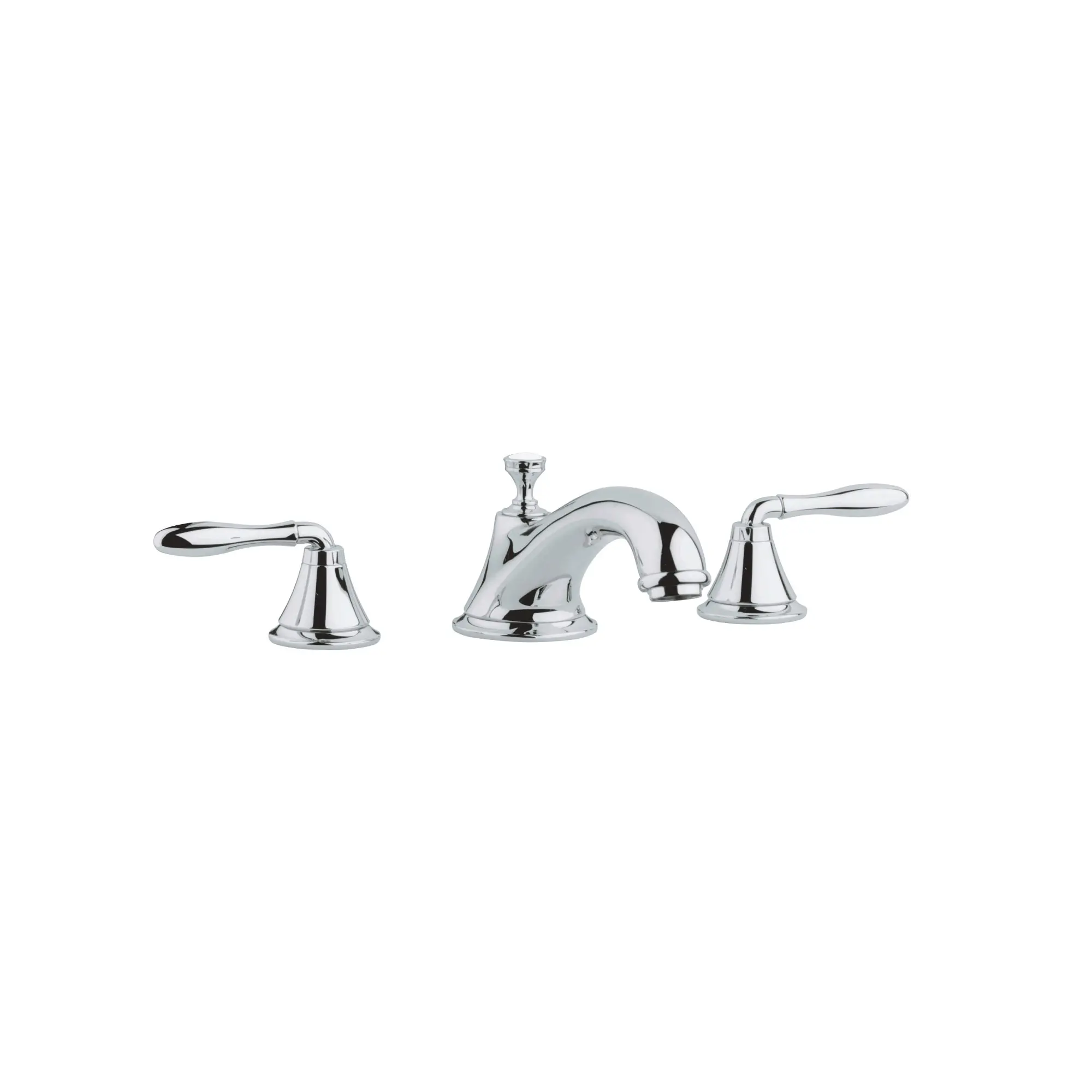 3-Hole 2-Handle Deck Mount Roman Tub Faucet