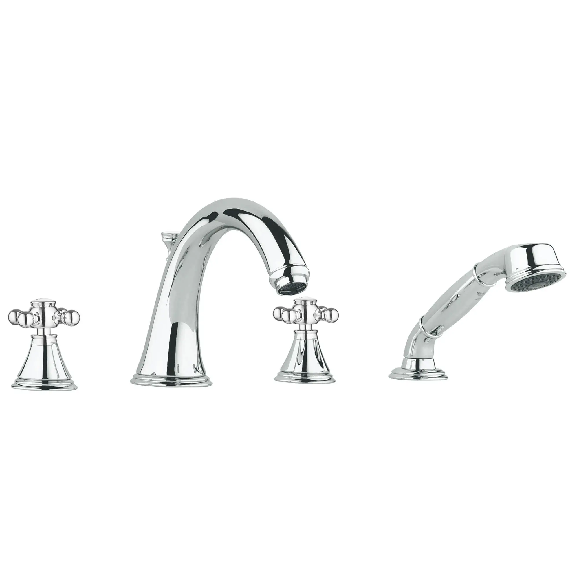 Roman Tub Filler With 2.5 GPM Personal Hand Shower