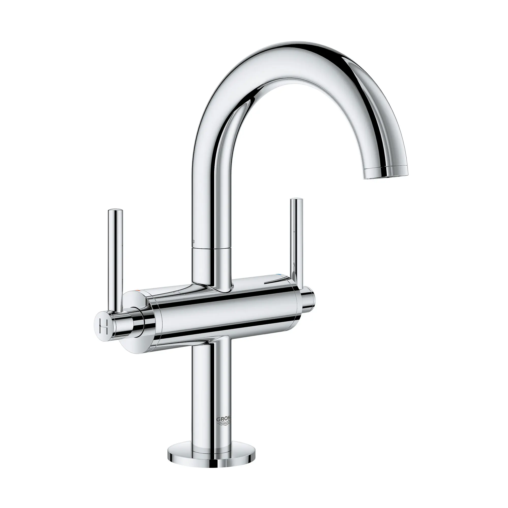 Single Hole Two-Handle M-Size Bathroom Faucet 1.2 GPM