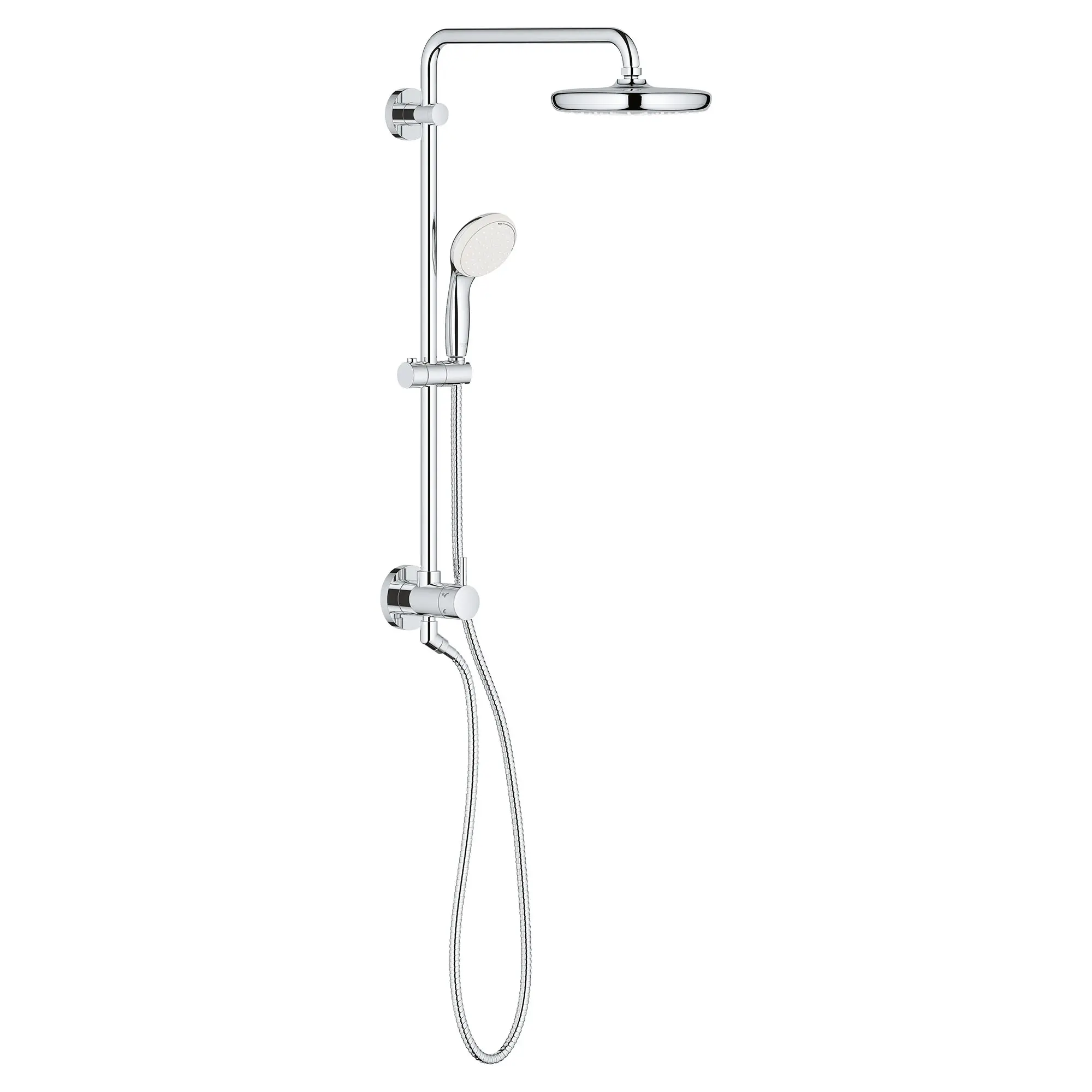 GROHE Rainshower System 210 クローム 210 Shower System, 1.75 gpm (6.6 L/min)