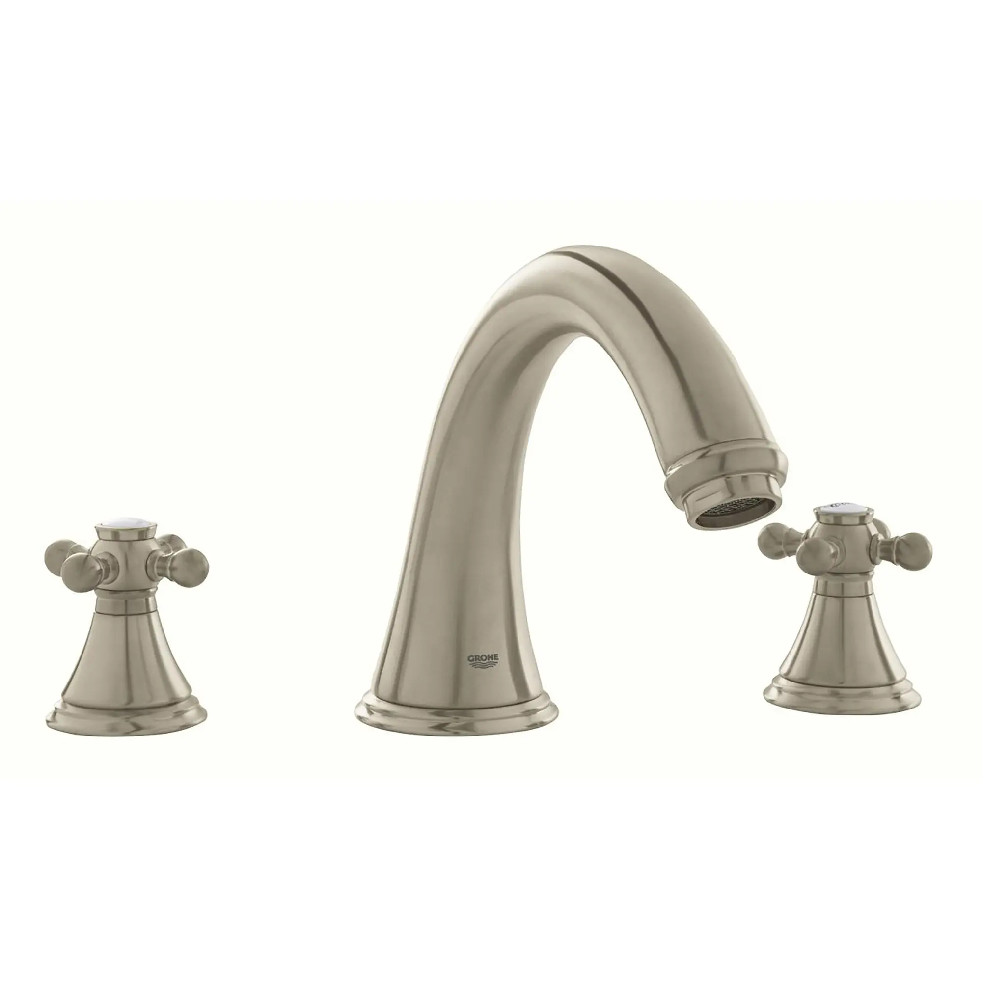 3-Hole 2-Handle Deck Mount Roman Tub Faucet