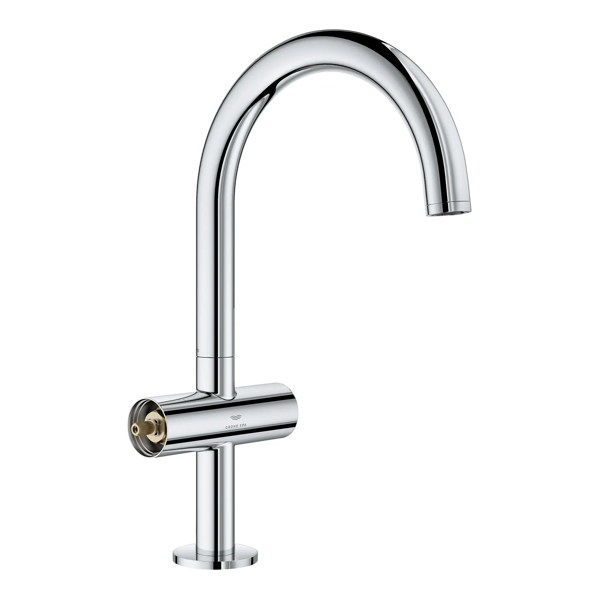 Single Hole Two-Handle L-Size Bathroom Faucet 4.6 L/min (1.2 GPM)