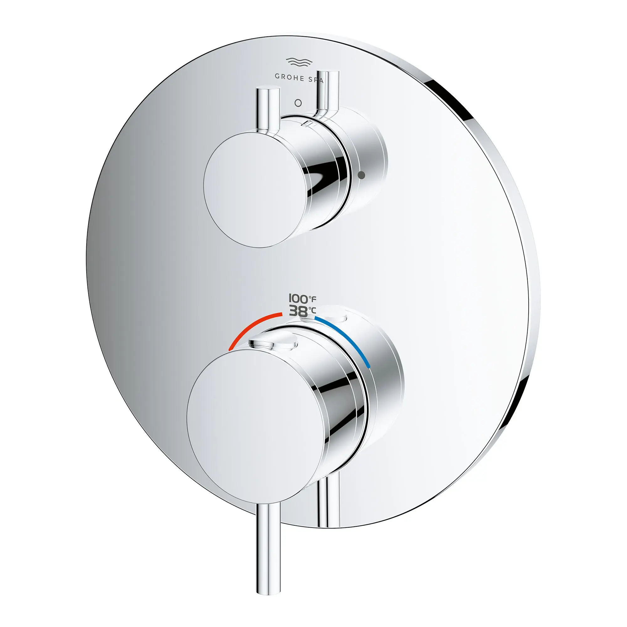 Dual Function 2-Handle Thermostatic Valve Trim