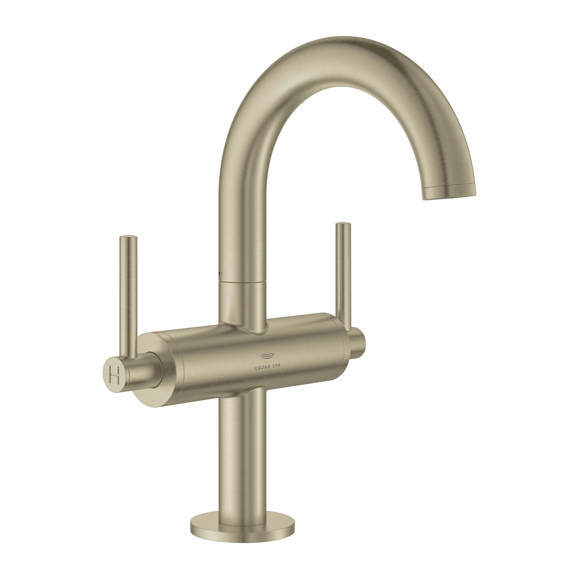 Single Hole Two-Handle M-Size Bathroom Faucet 4.6 L/min (1.2 GPM)