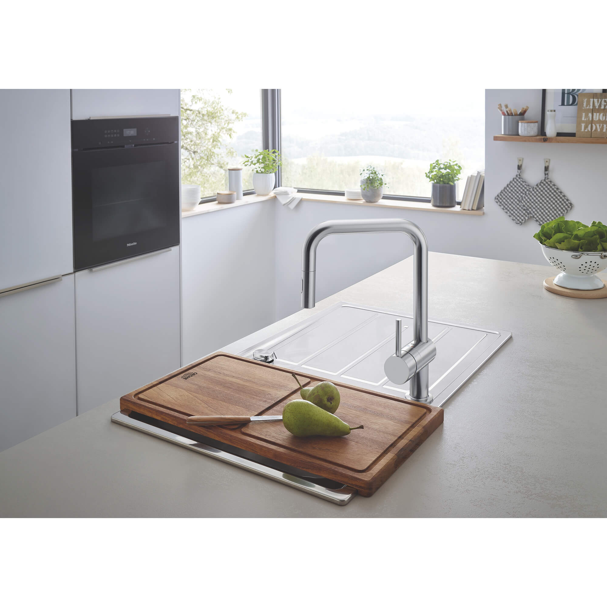Minta Single-Handle Pull Down Kitchen Faucet Dual Spray 1.75 GPM (6.6 L/min)