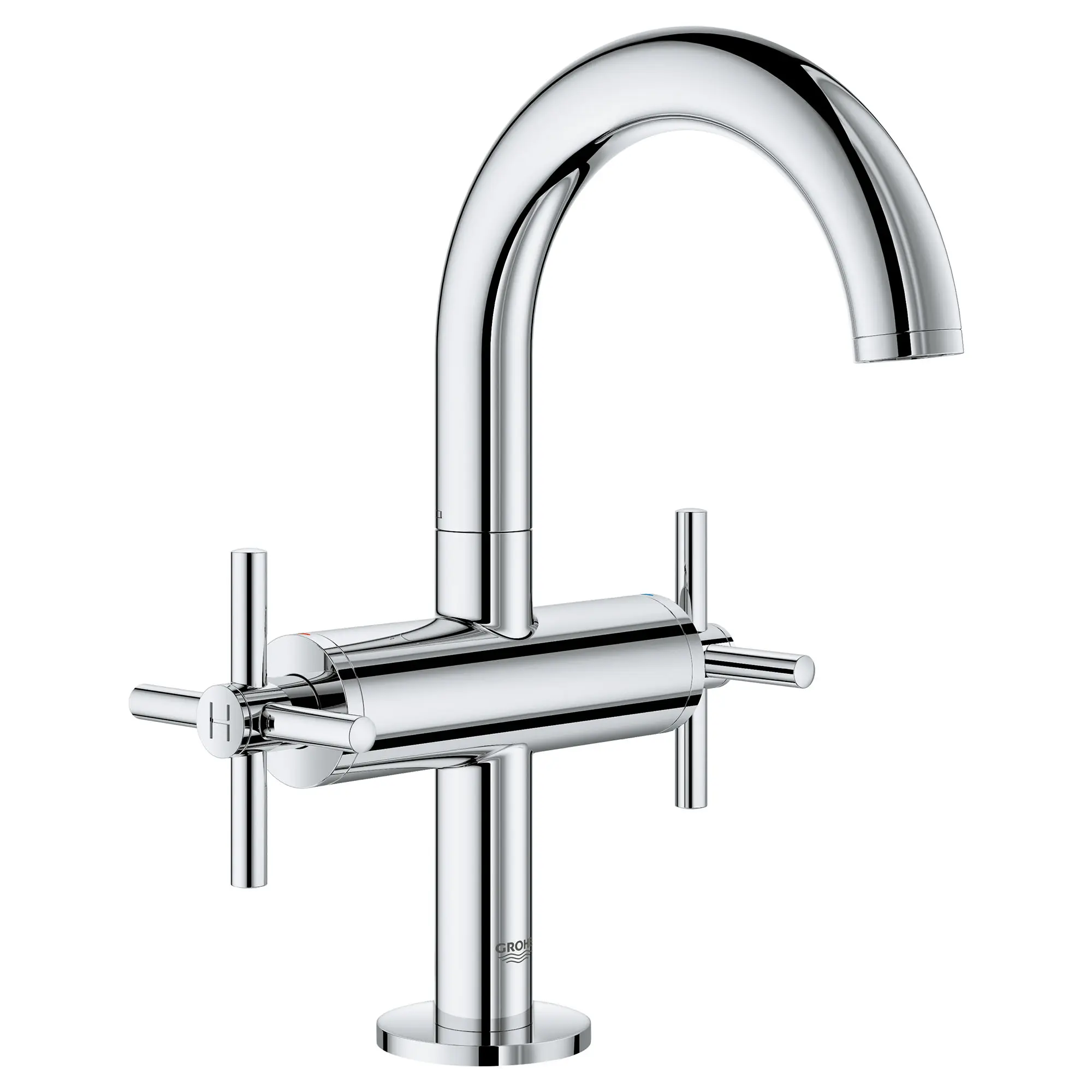 Single Hole Two-Handle M-Size Bathroom Faucet 1.2 GPM