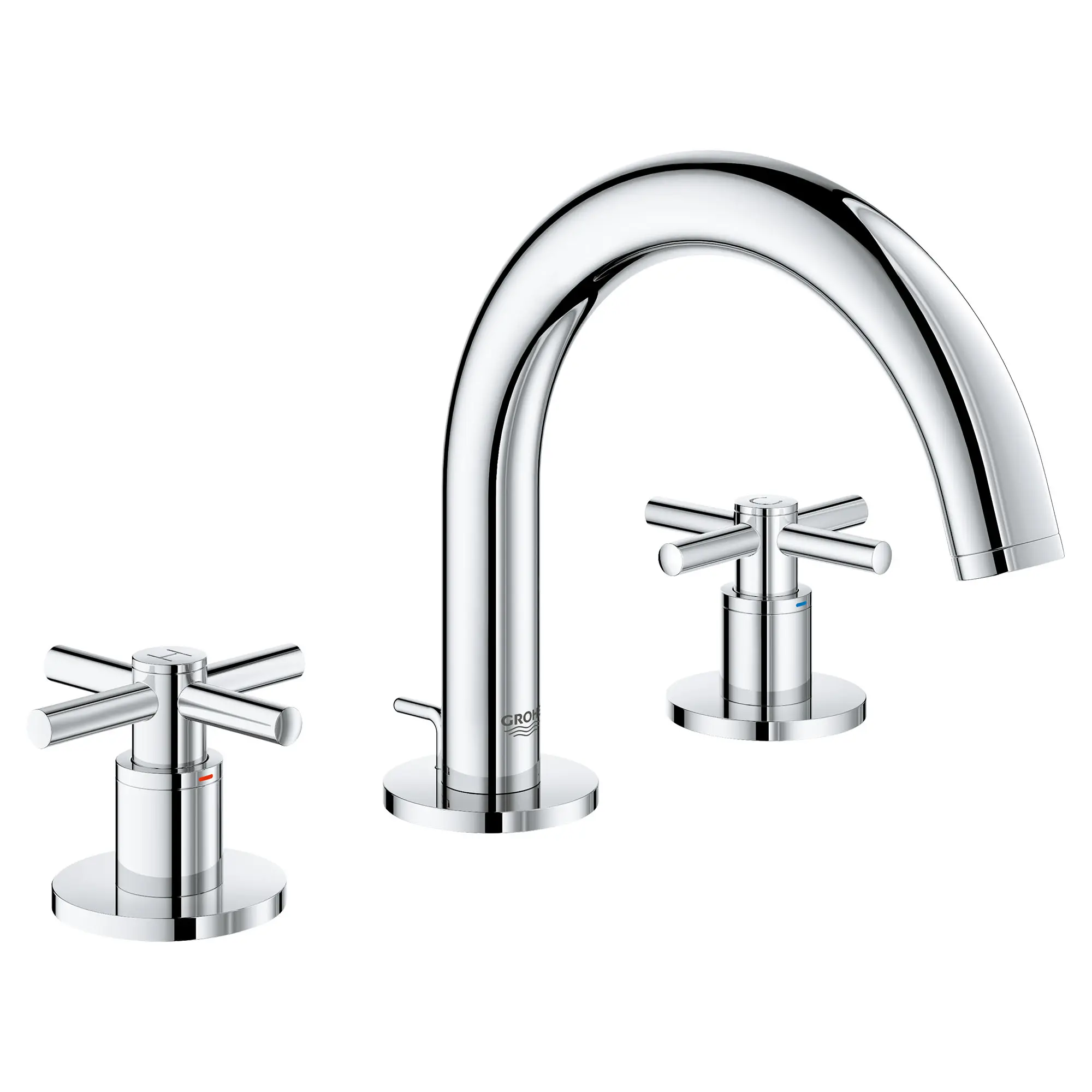 8" Widespread 2-Handle S-Size Bathroom Faucet 4.5 L/min (1.2 gpm)