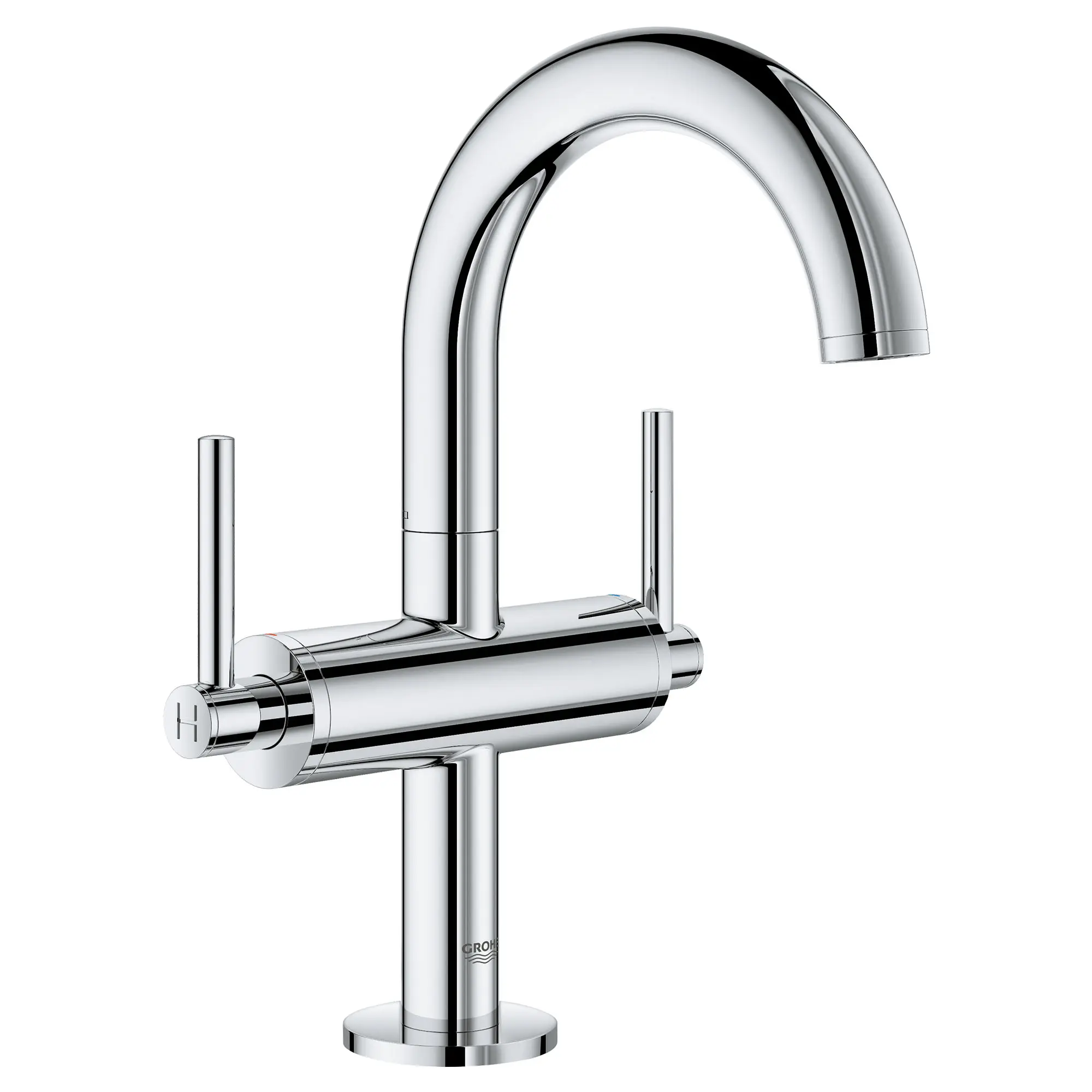 Single Hole Two-Handle M-Size Bathroom Faucet 1.2 GPM