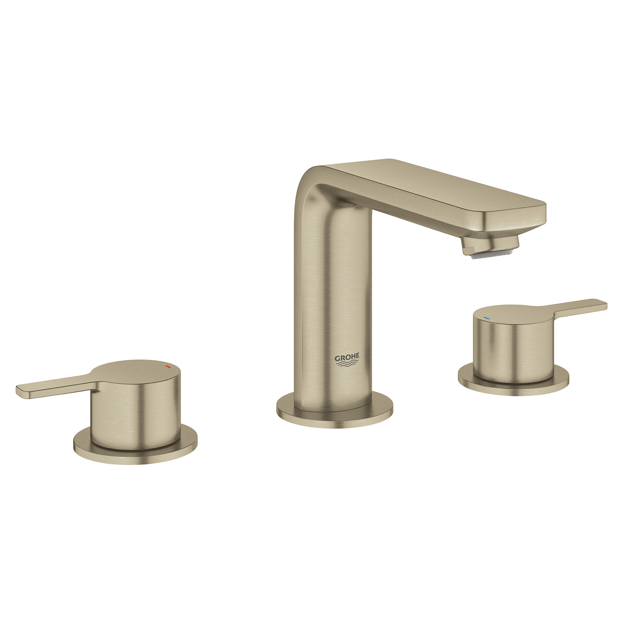 Irena 8 inch Widespread 2-Handle Bathroom Faucet in Brushed Nickel