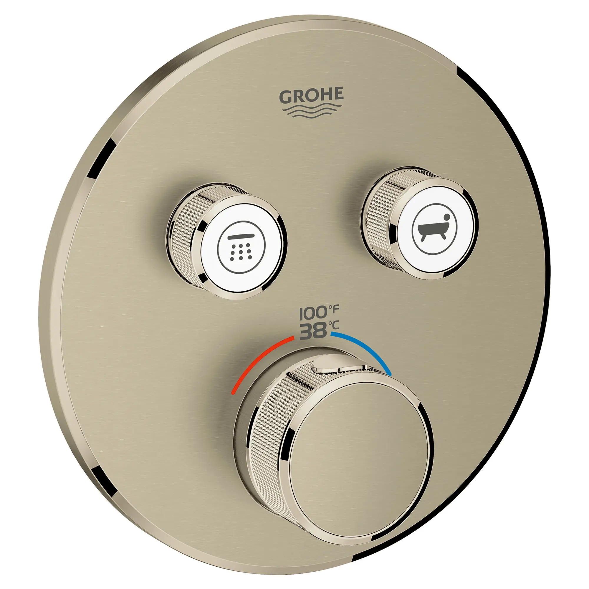 Dual Function Thermostatic Valve Trim