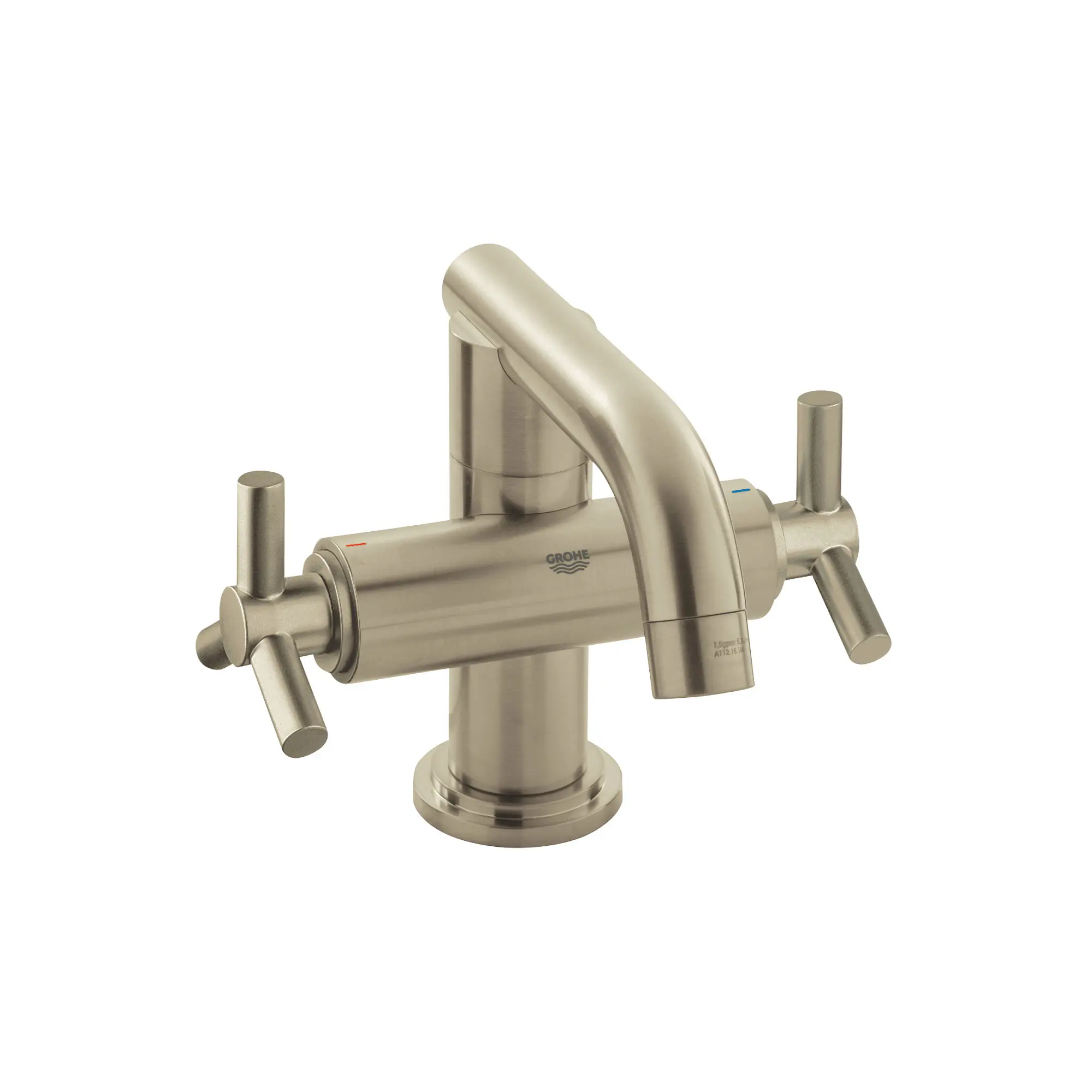 Single Hole 2-Handle M-Size Bathroom Faucet 1.2 GPM