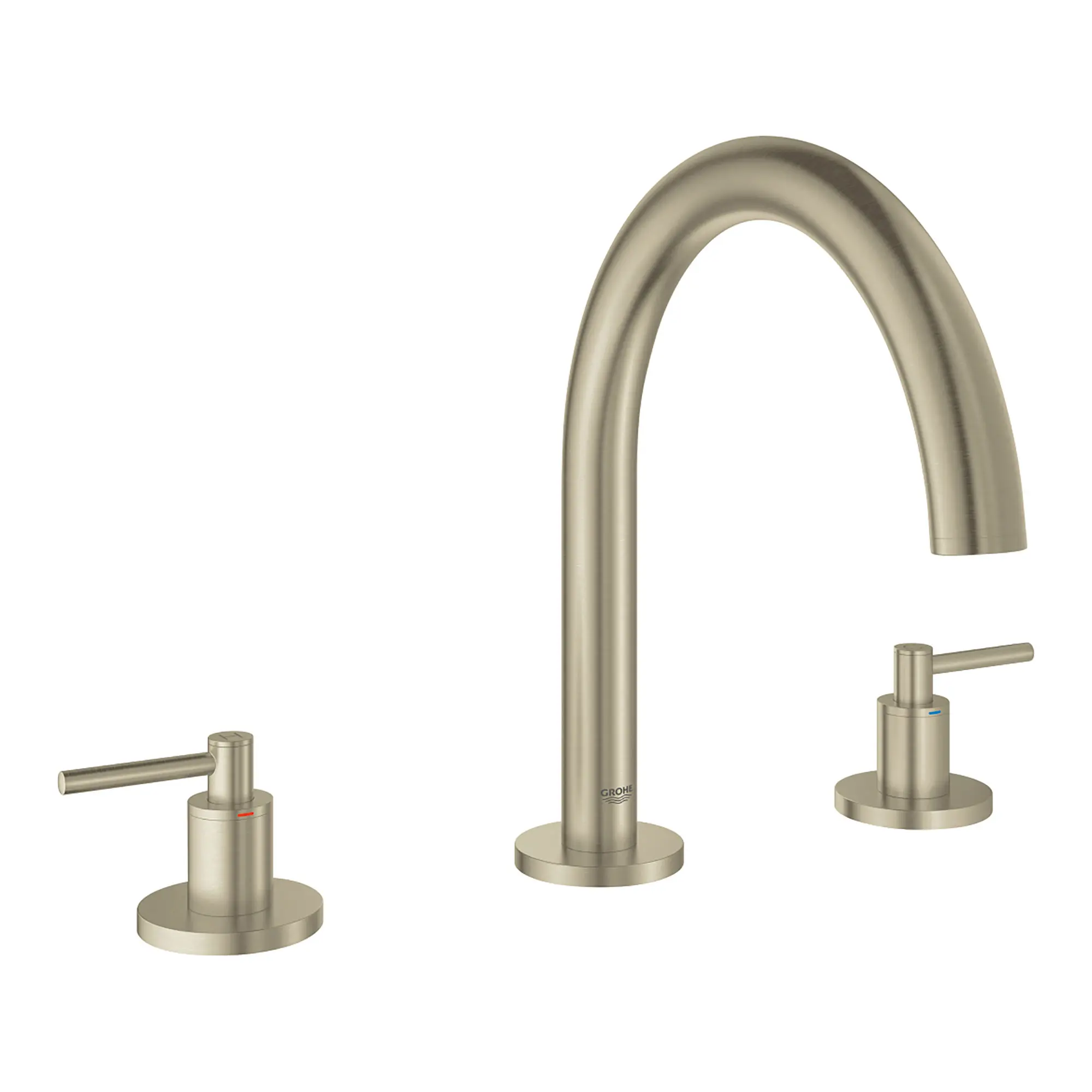 3-Hole 2-Handle Deck Mount Roman Tub Faucet