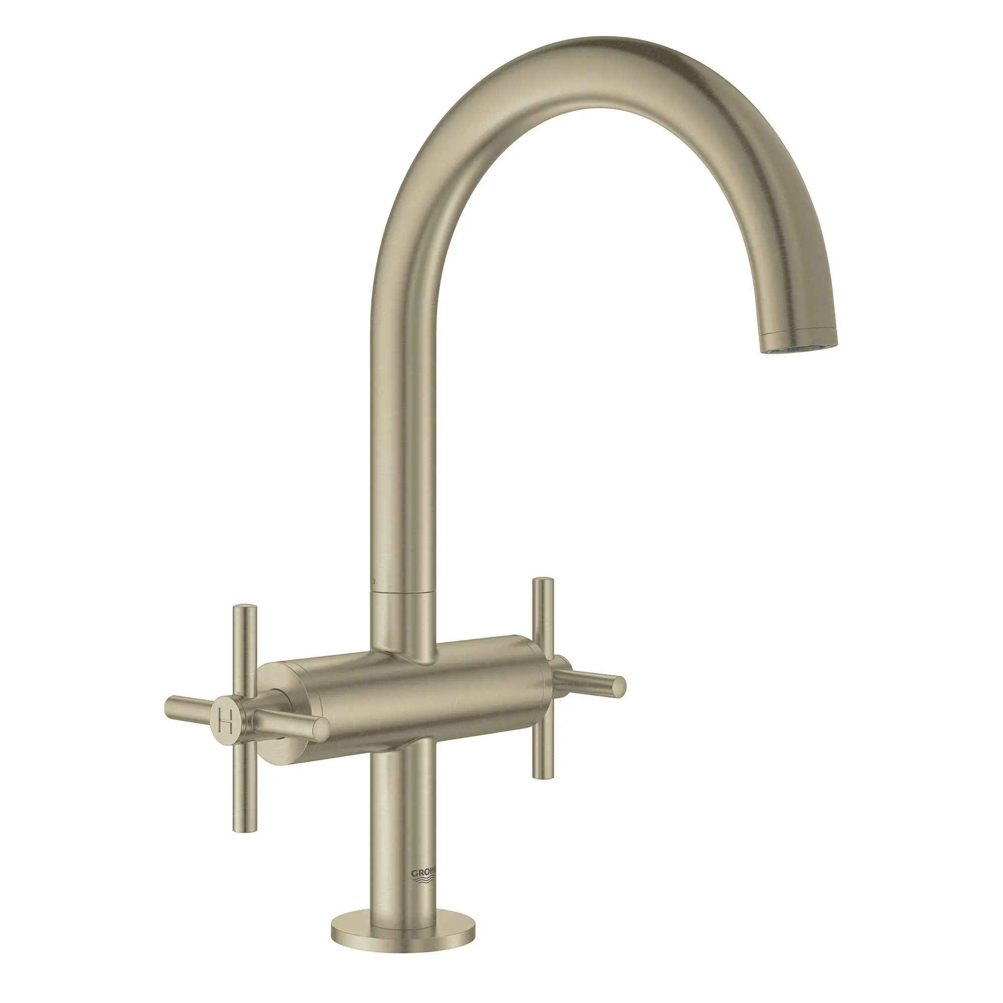 Single Hole Two-Handle L-Size Bathroom Faucet 1.2 GPM