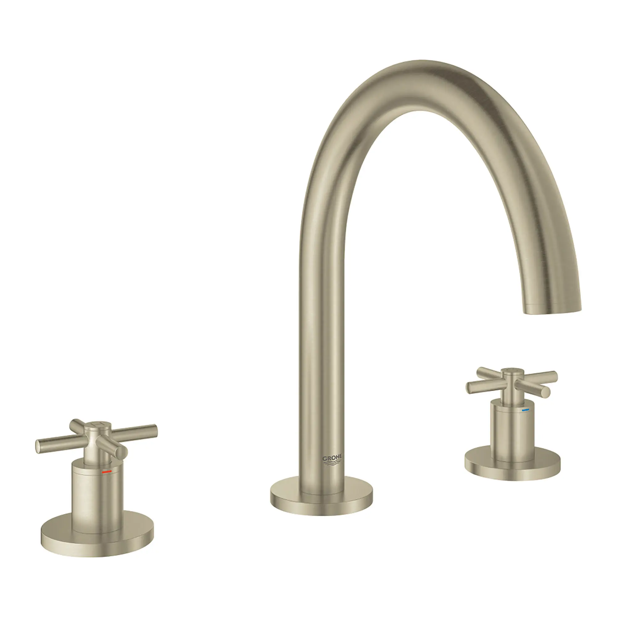 3-Hole 2-Handle Deck Mount Roman Tub Faucet