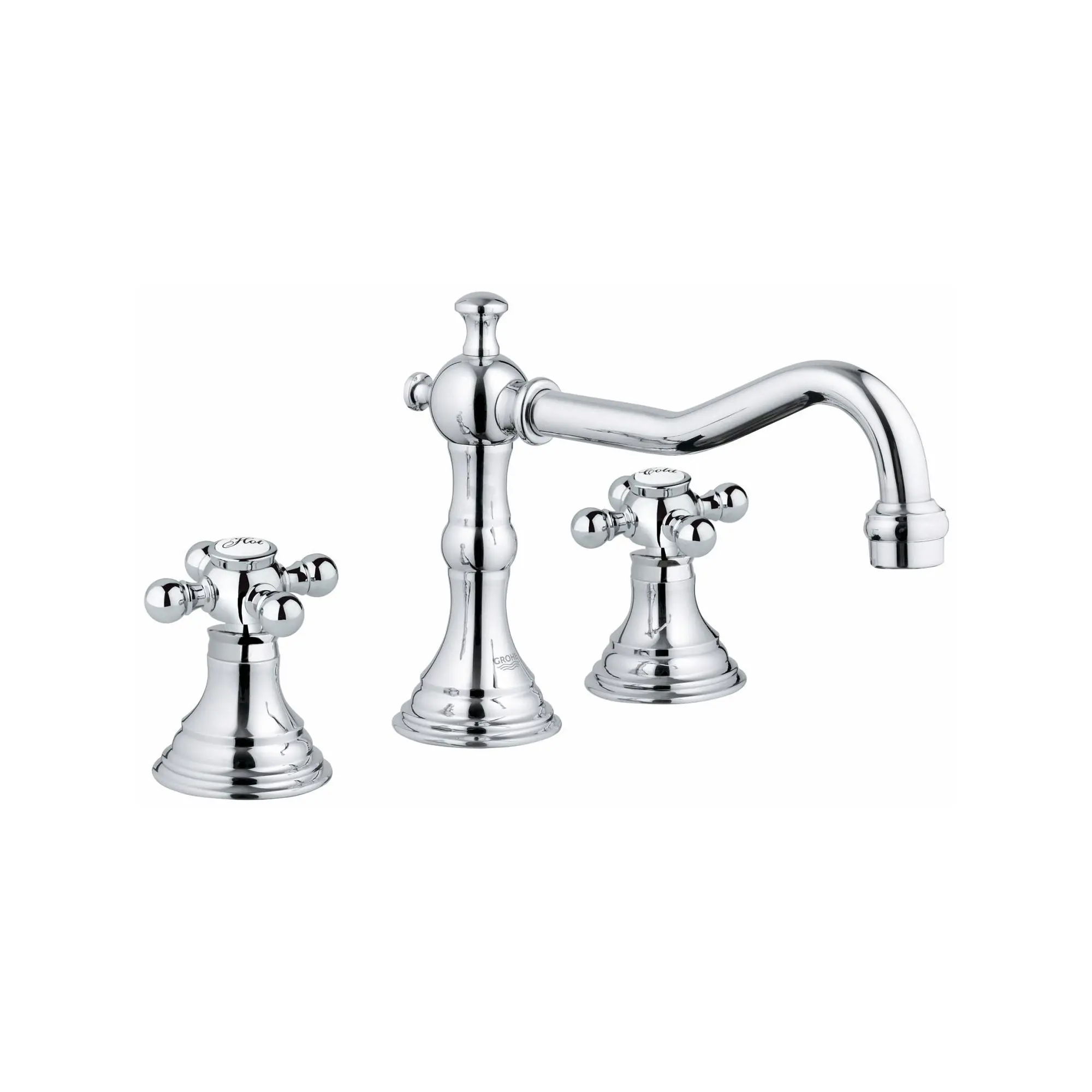 8" Widespread 2-Handle 3-Hole Bathroom Faucet 5.7 L/min (1.5 gpm)