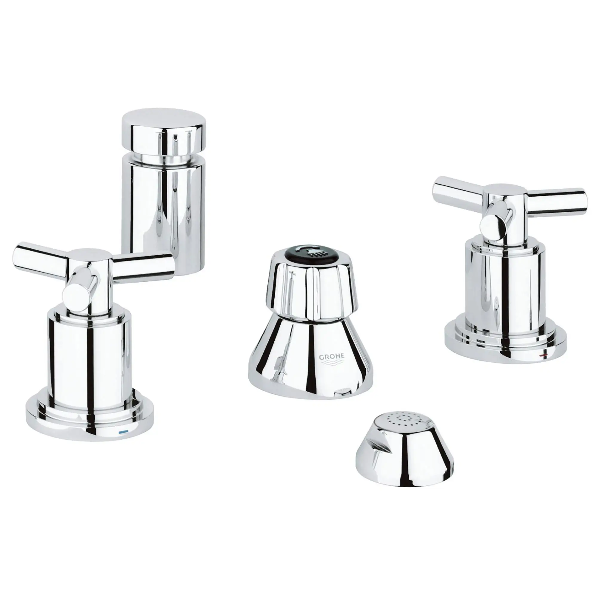 Three-Hole Bidet Faucet M-Size