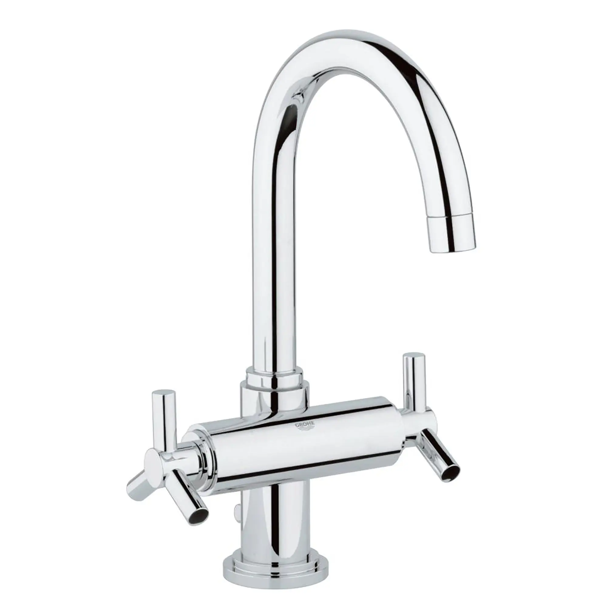 2-Handle Single-Hole High-Arc Bathroom Faucet - 1.5 GPM