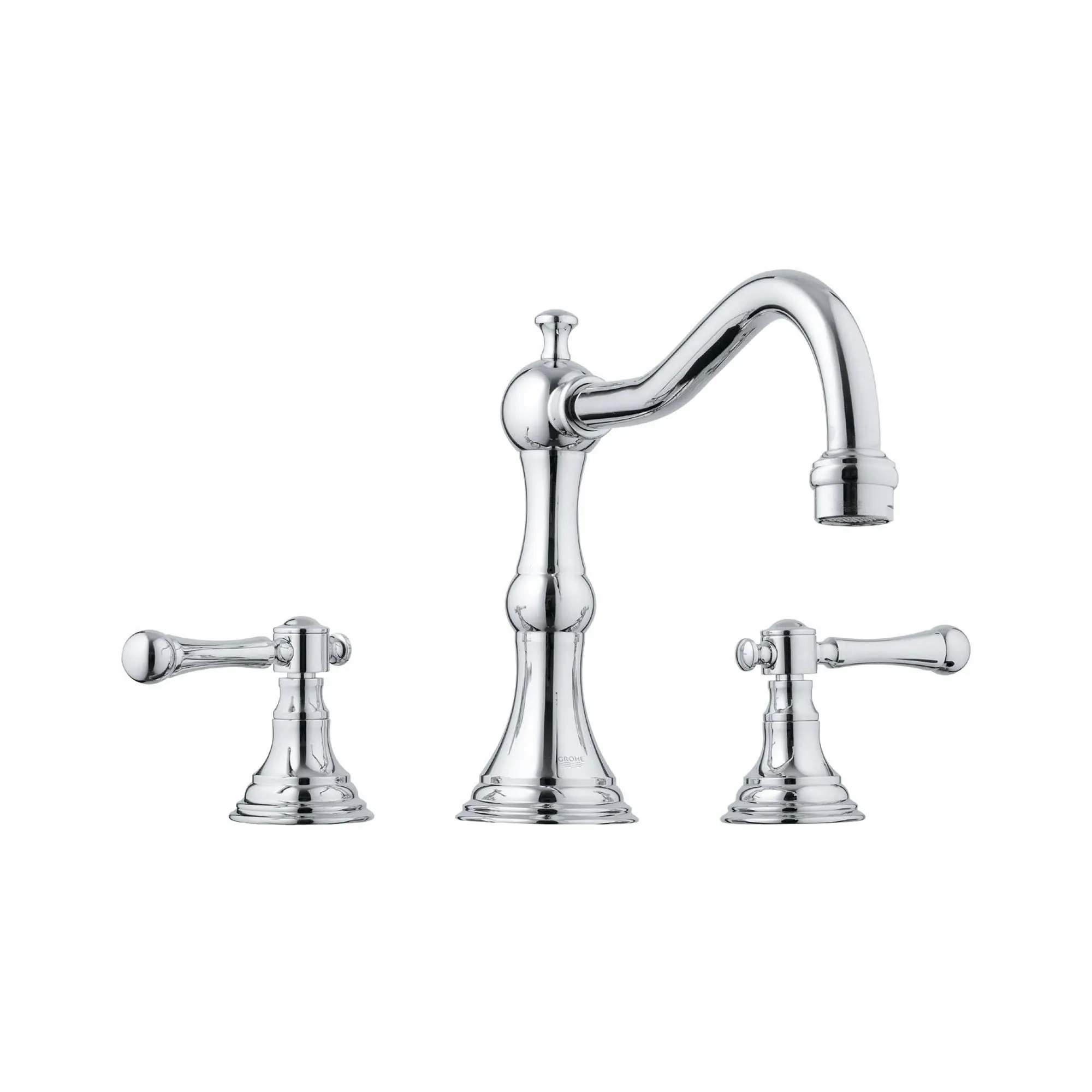 3-Hole 2-Handle Deck Mount Roman Tub Faucet