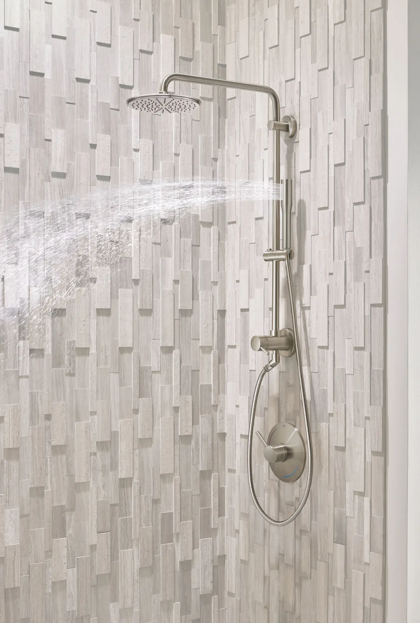 25" Shower System  with Standard Shower Arm