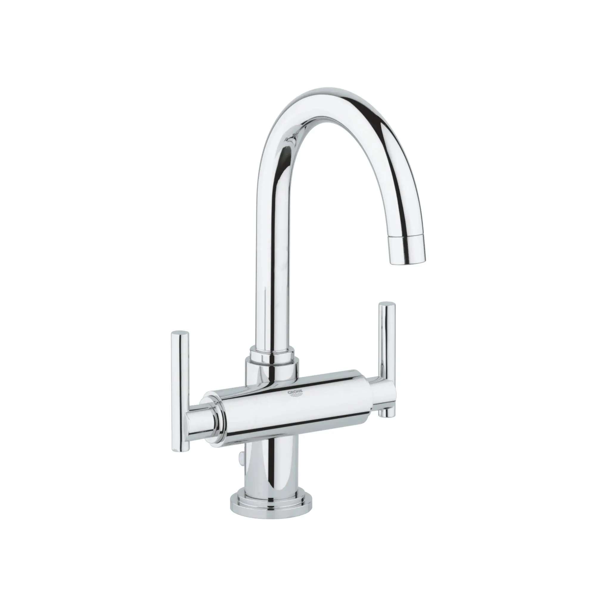 Single Hole 2-Handle L-Size Bathroom Faucet 1.2 GPM