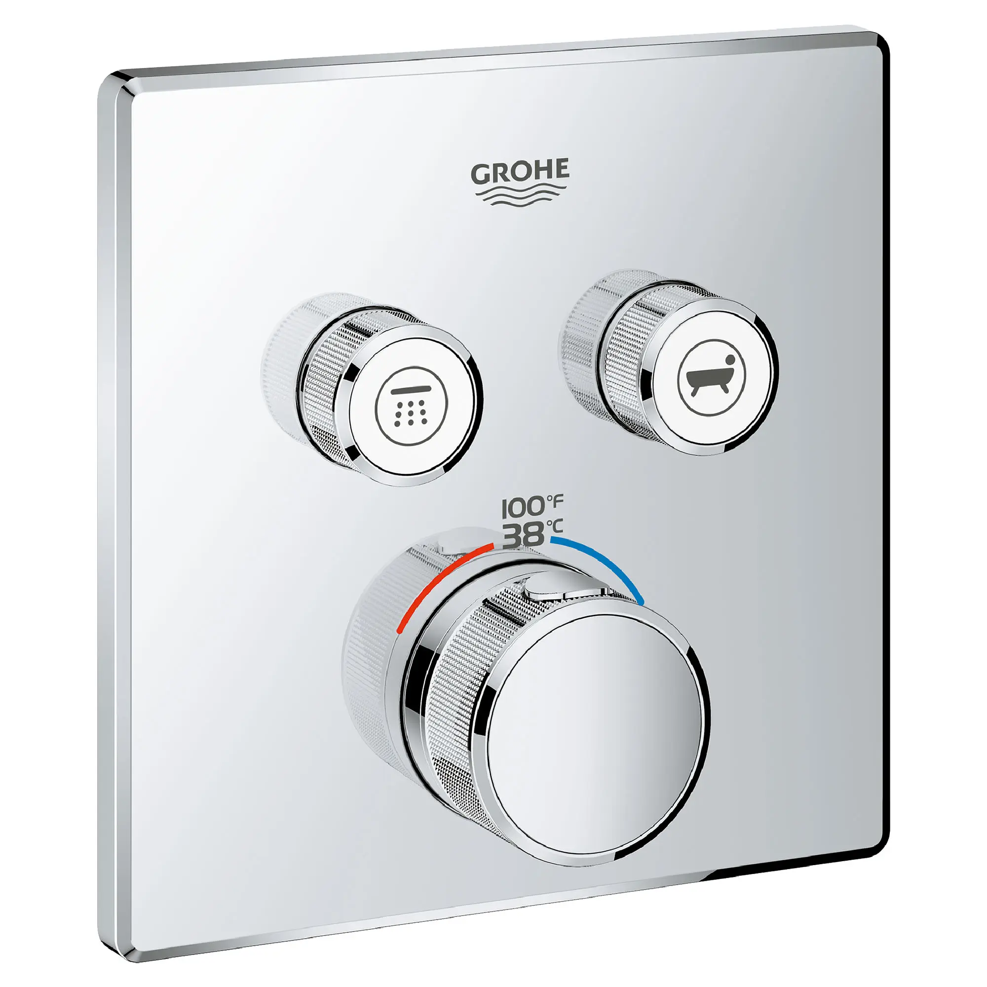 GrohTherm SmartControl Garniture de valve thermostatique à fonction double