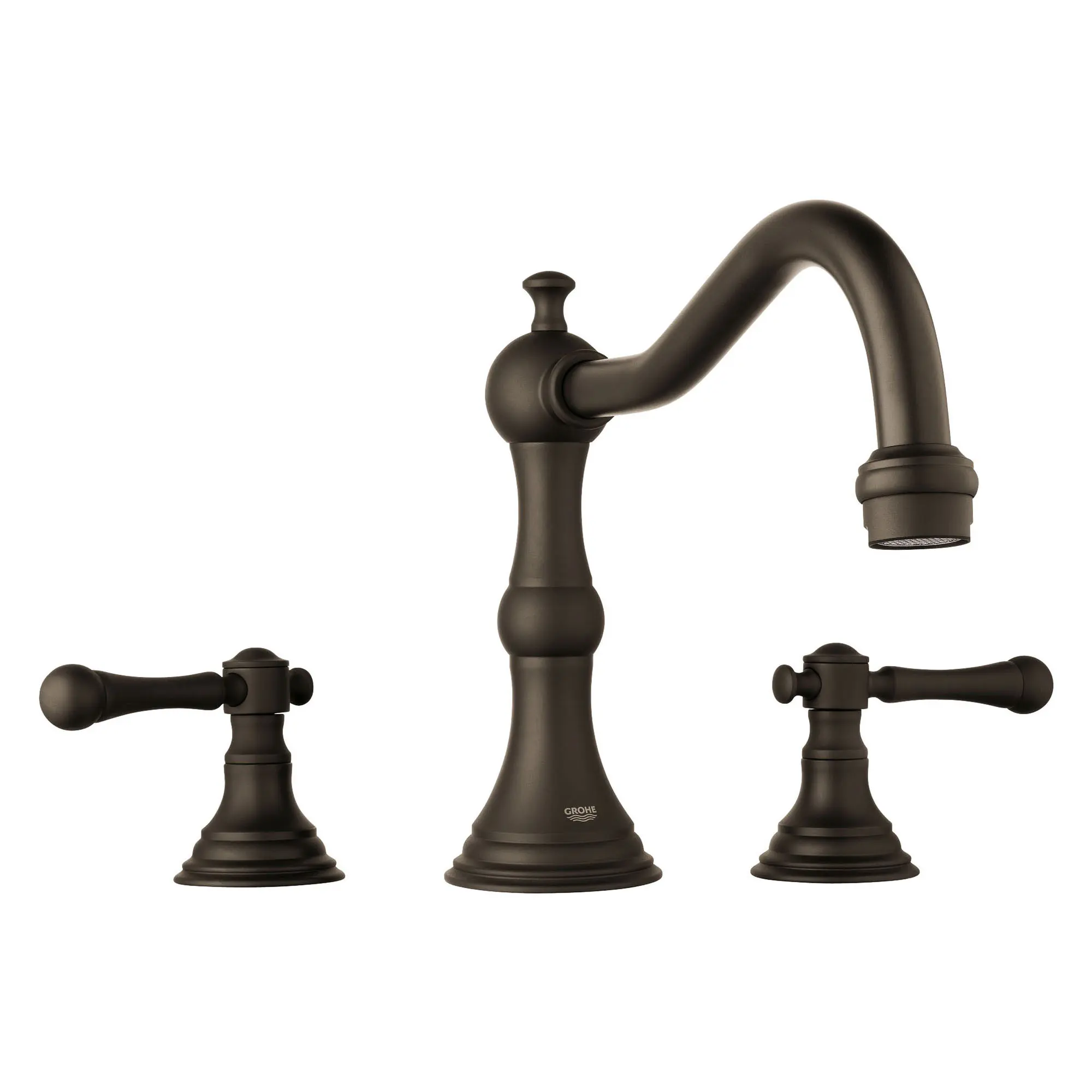 3-Hole 2-Handle Deck Mount Roman Tub Faucet