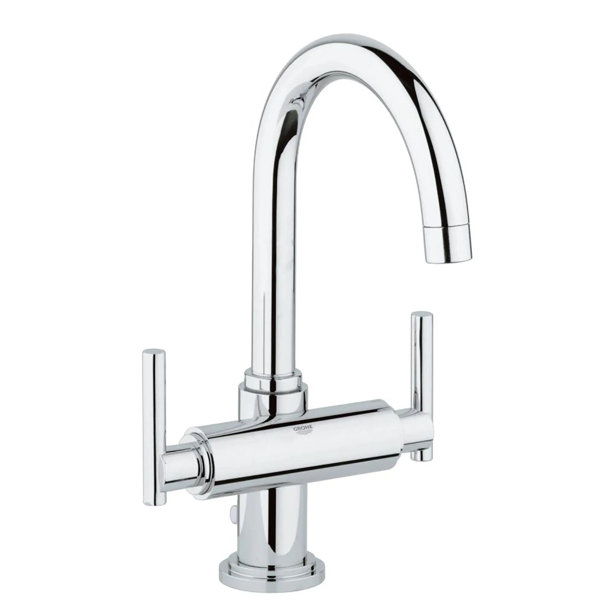 2-Handle Single-Hole High-Arc Bathroom Faucet - 1.5 GPM