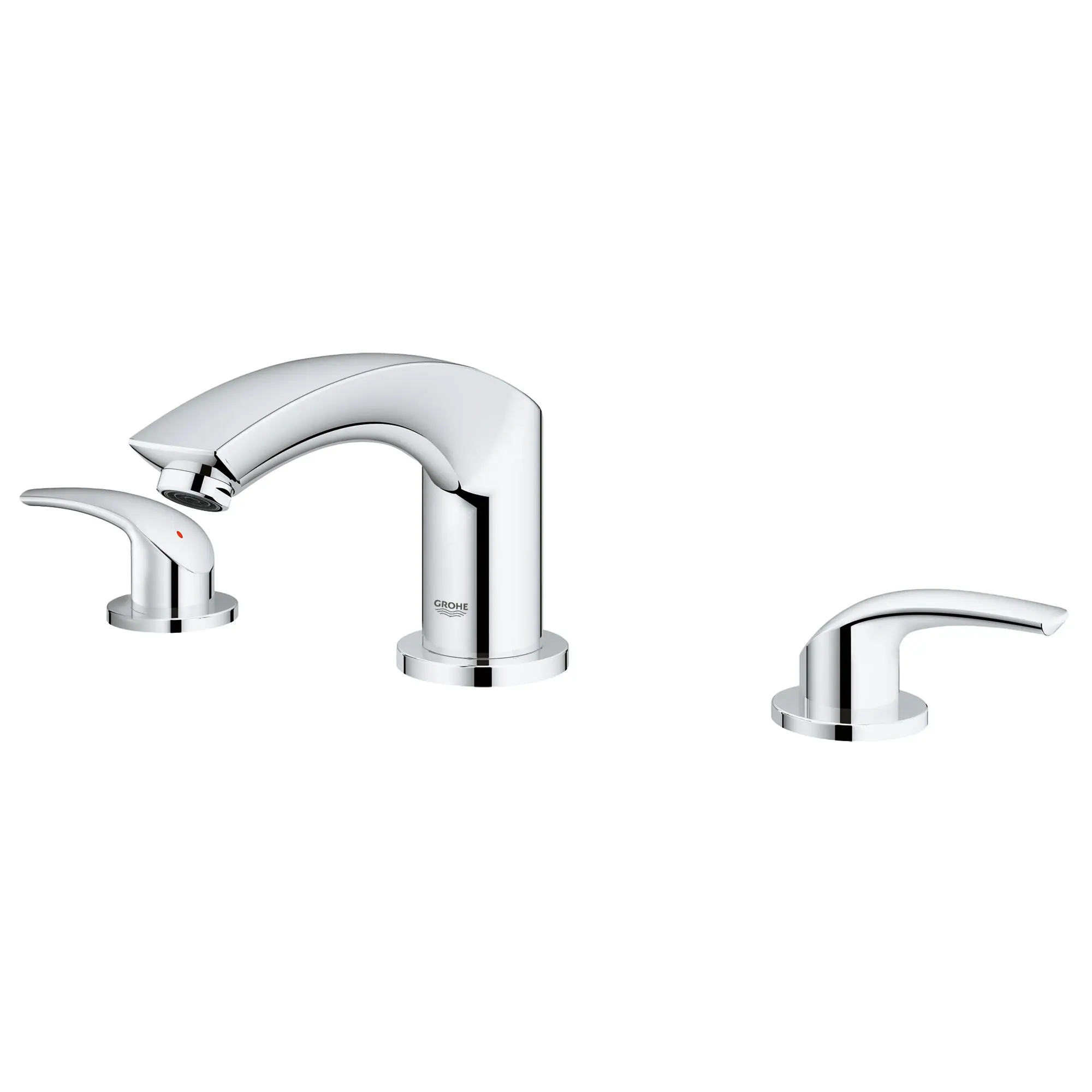 3-Hole 2-Handle Deck Mount Roman Tub Faucet