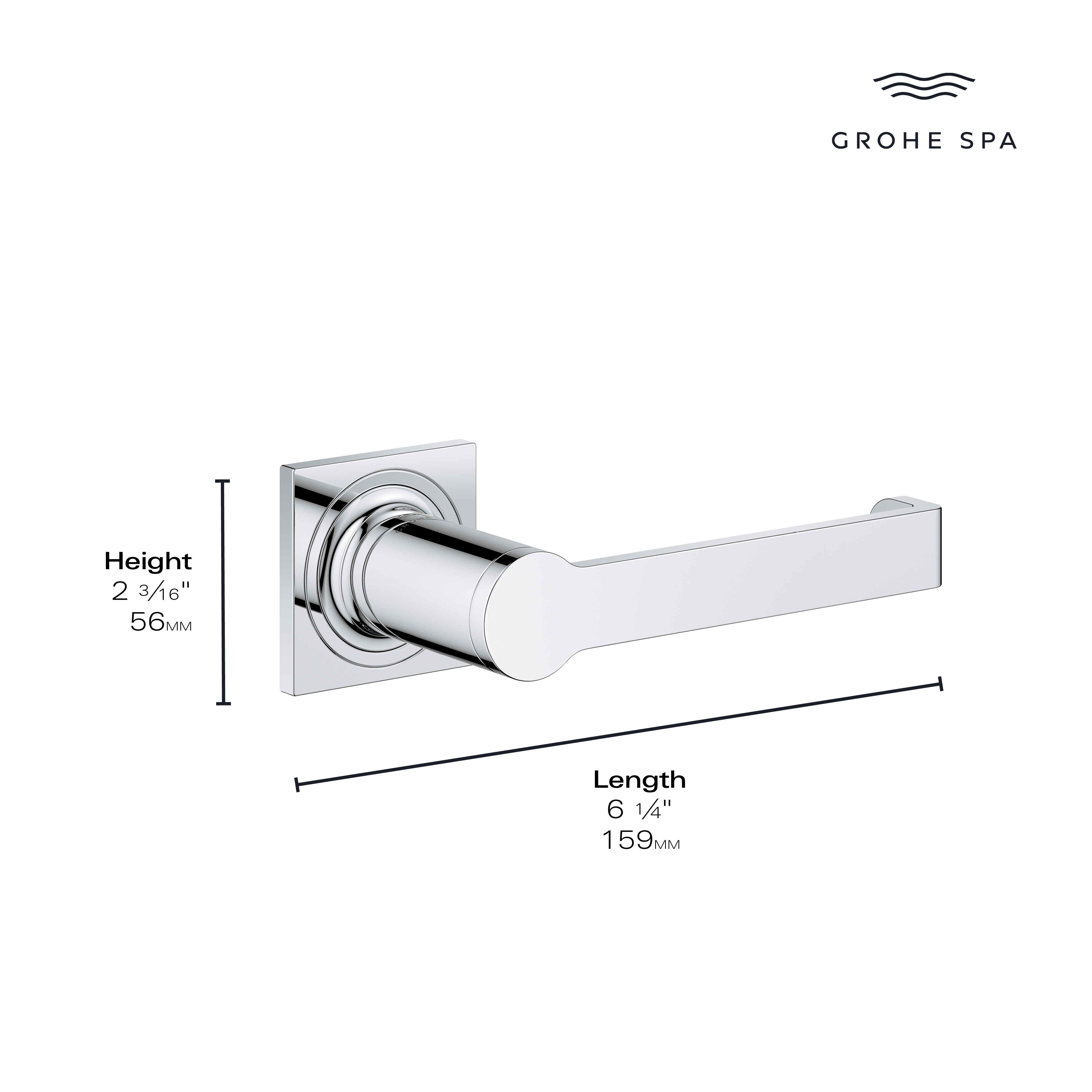 ALLURE NEW Swivel metal towel rack By Grohe