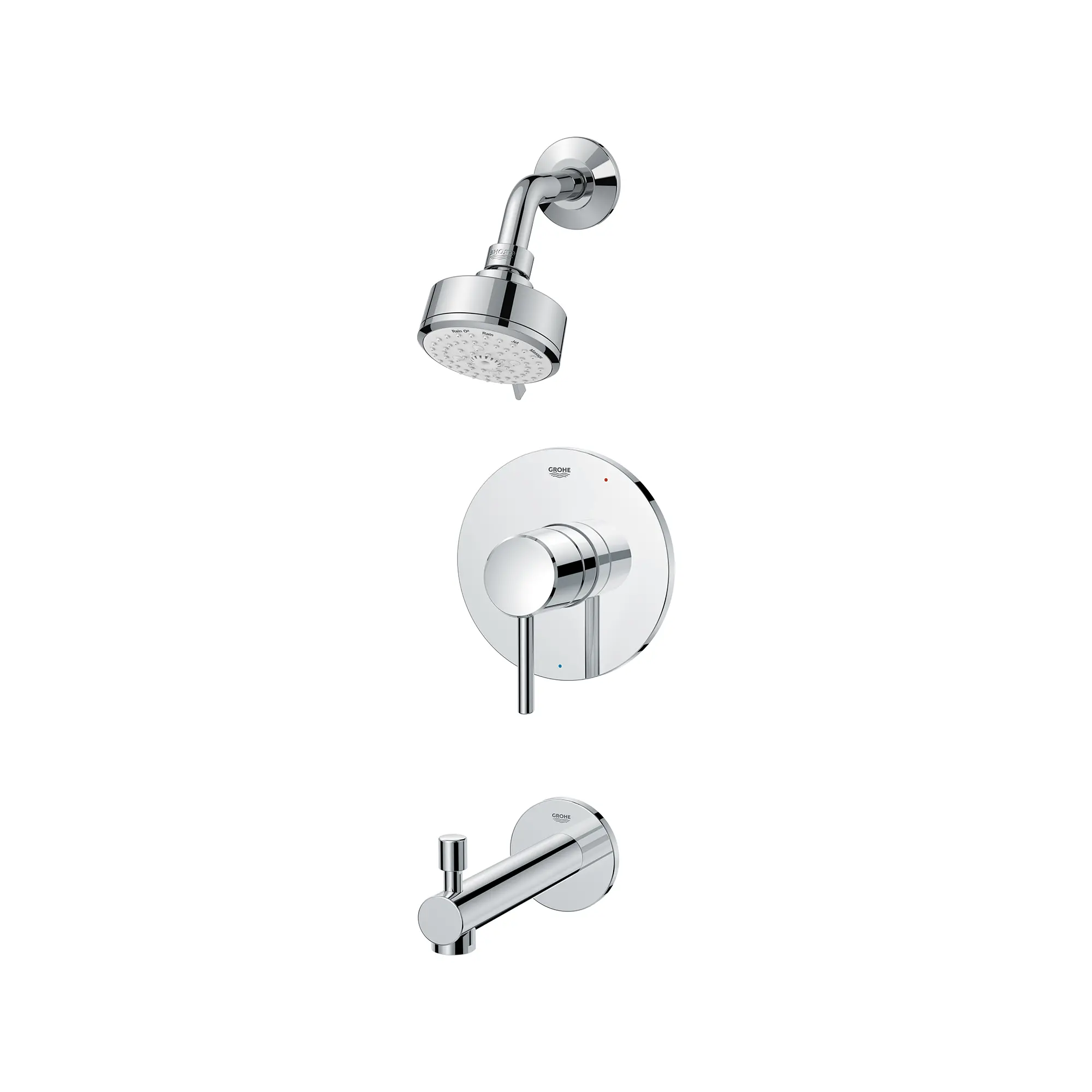 Concetto Pressure Balance Valve Tub/Shower Trim Kit