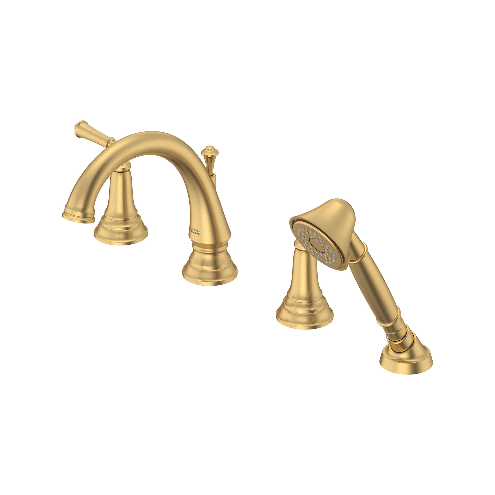 Delancey® Bathtub Faucet With  Lever Handles and Personal Shower for Flash® Rough-In Valve