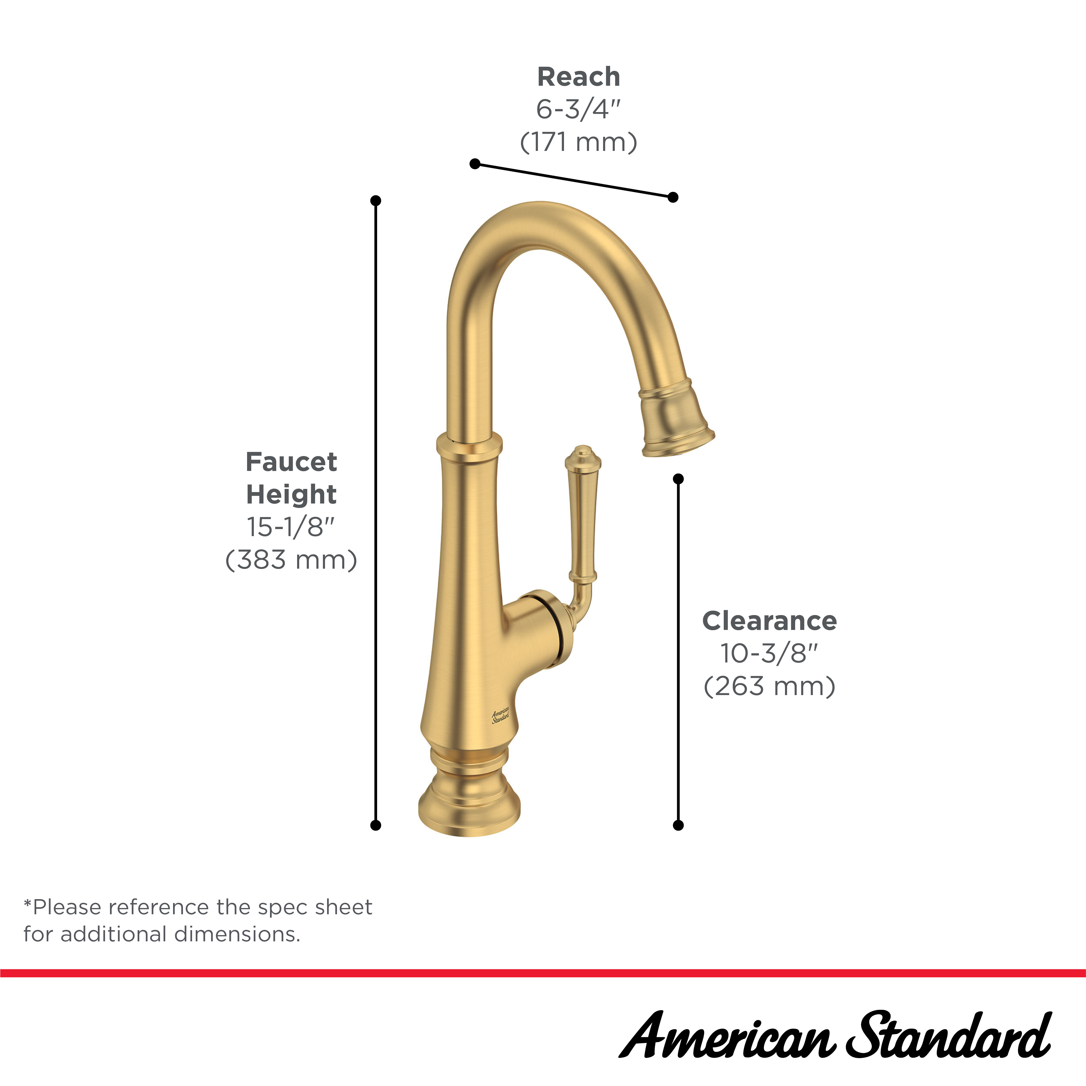 Delancey® Single-Handle Pull-Down Bar Faucet 1.5 gpm/5.7 L/min