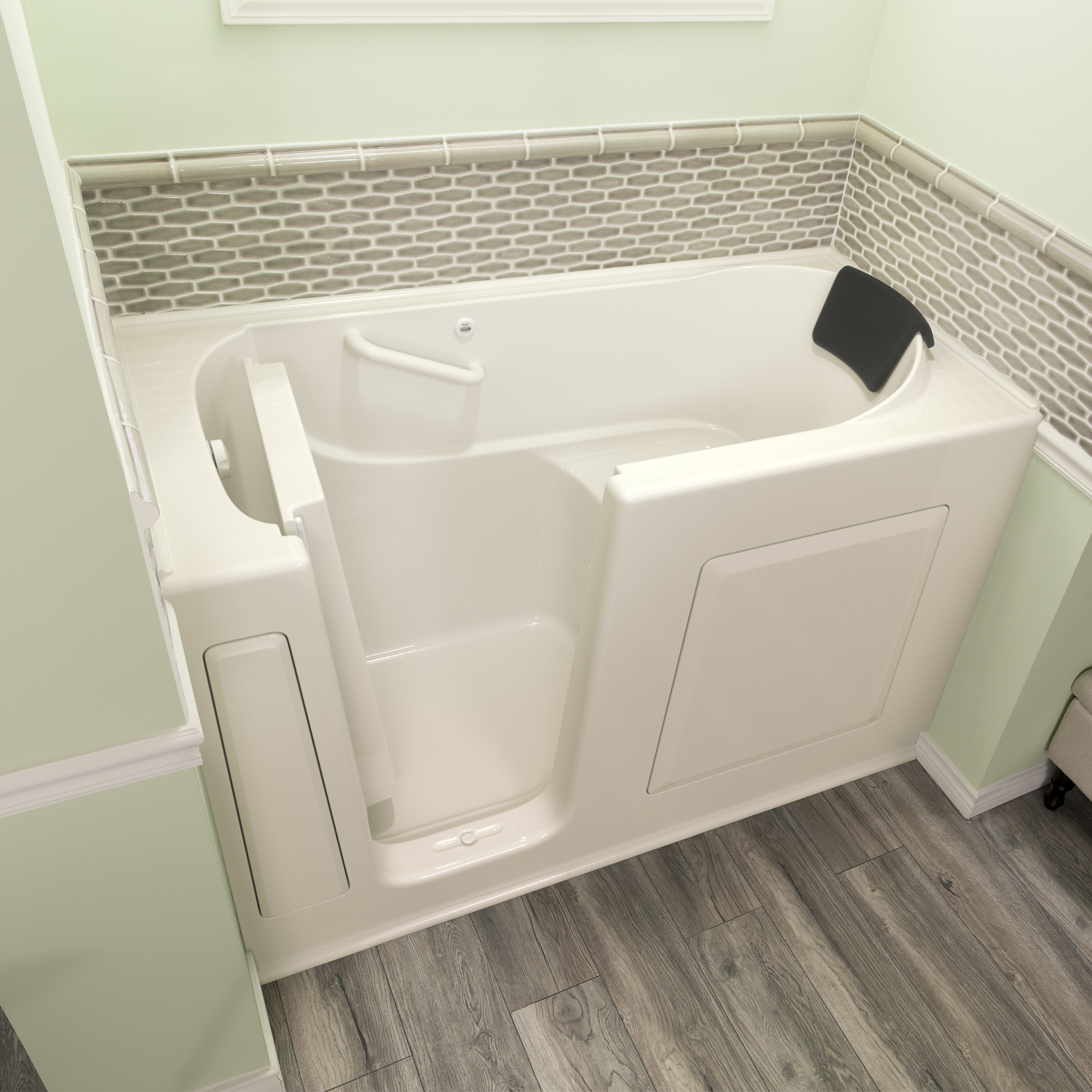 Gelcoat Premium Series 30 x 60 -Inch Walk-in Tub With Soaker System - Left-Hand Drain