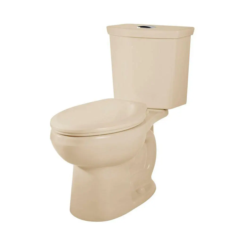 Toilette H2Option®, 2 pièces, chasse souble 1,28 gpc/4,8 lpc et 0,92 gpc/3,5 lpc, à cuvette allongée à hauteur régulière et réservoir avec doublure, sans siège