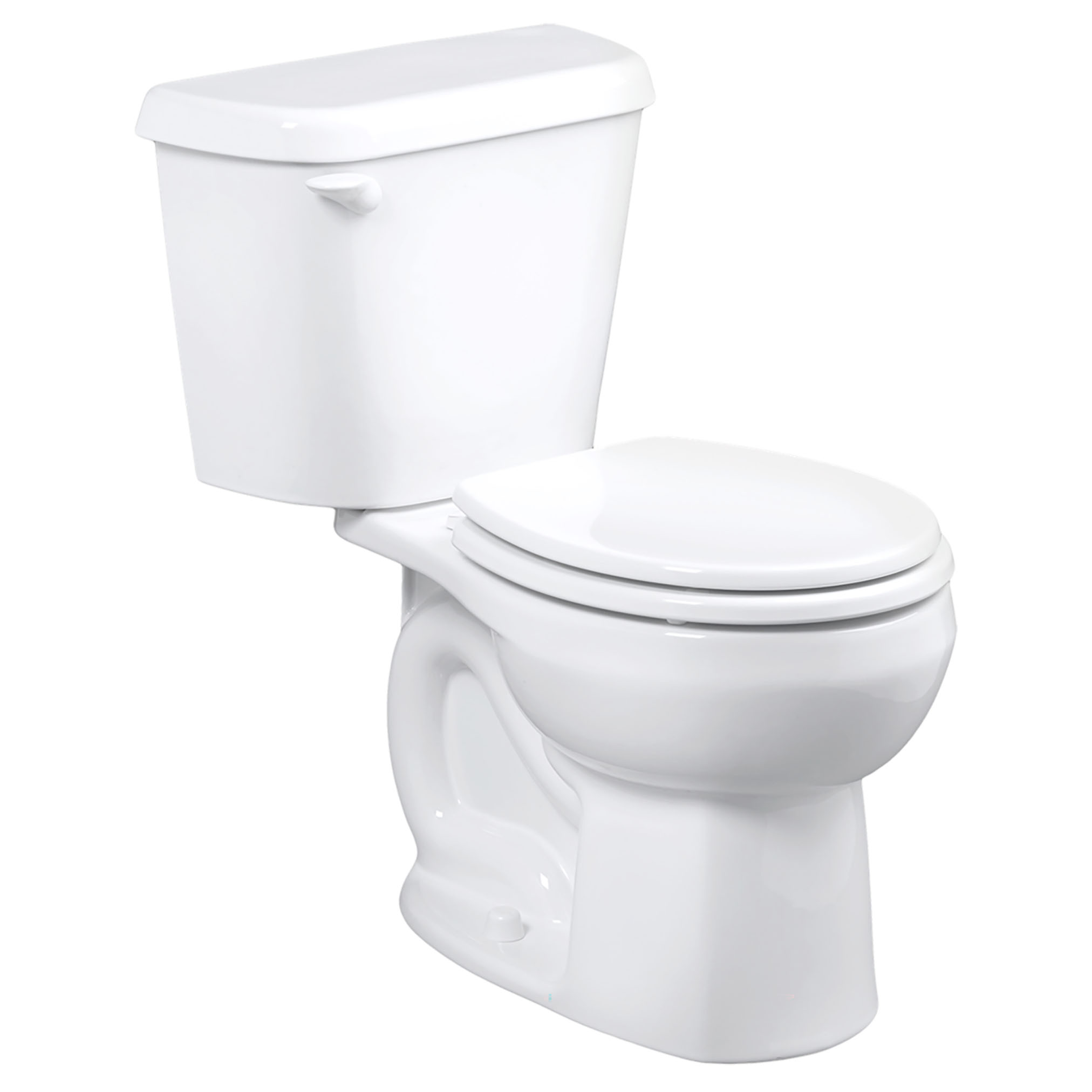 Colony 1.28 GPF/4.8 LPF Left Trip Lever 16-1/2-in. Round-Front Toilet ...