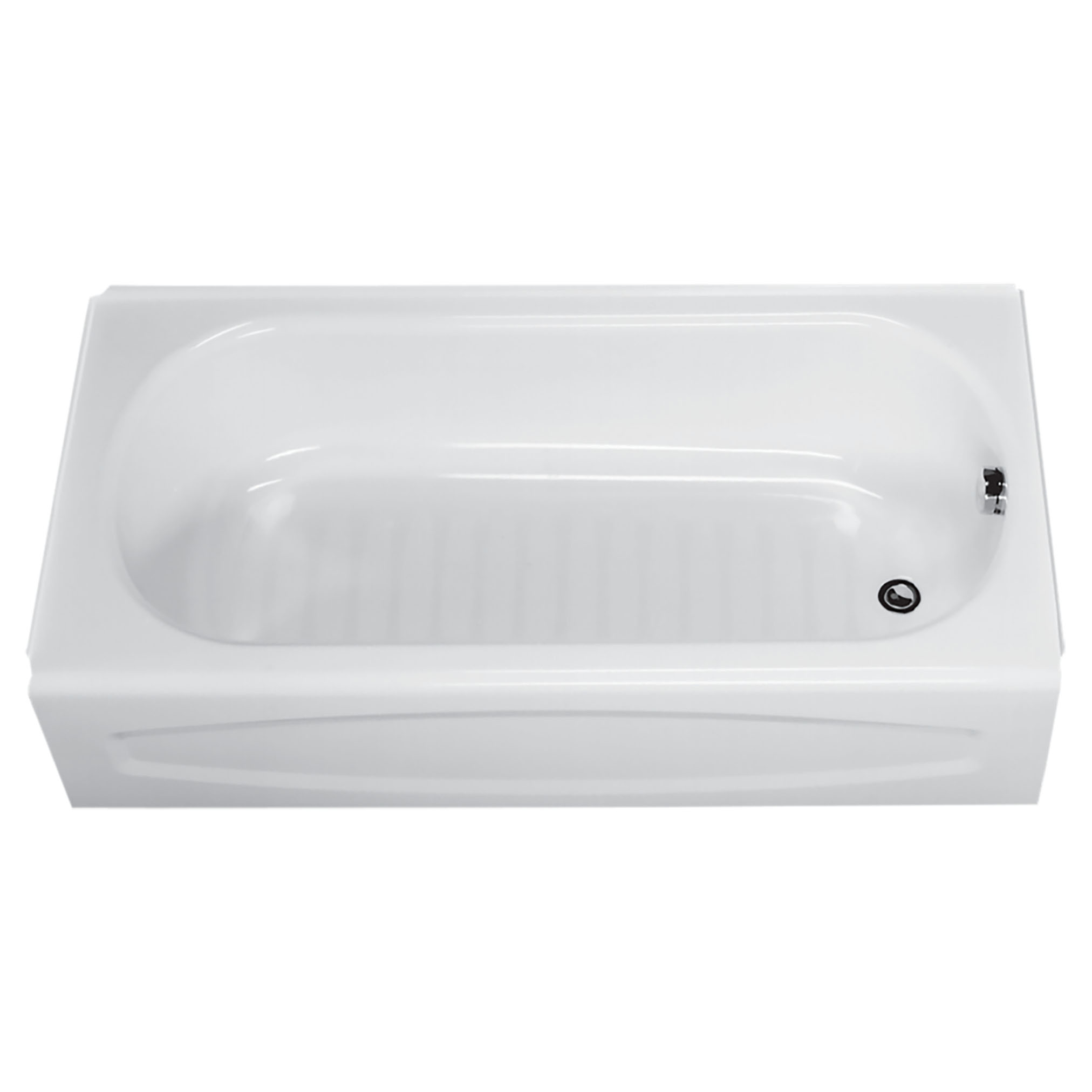 New Solar® 60 x 30-Inch Integral Apron Bathtub Above Floor Rough With Right-Hand Outlet
