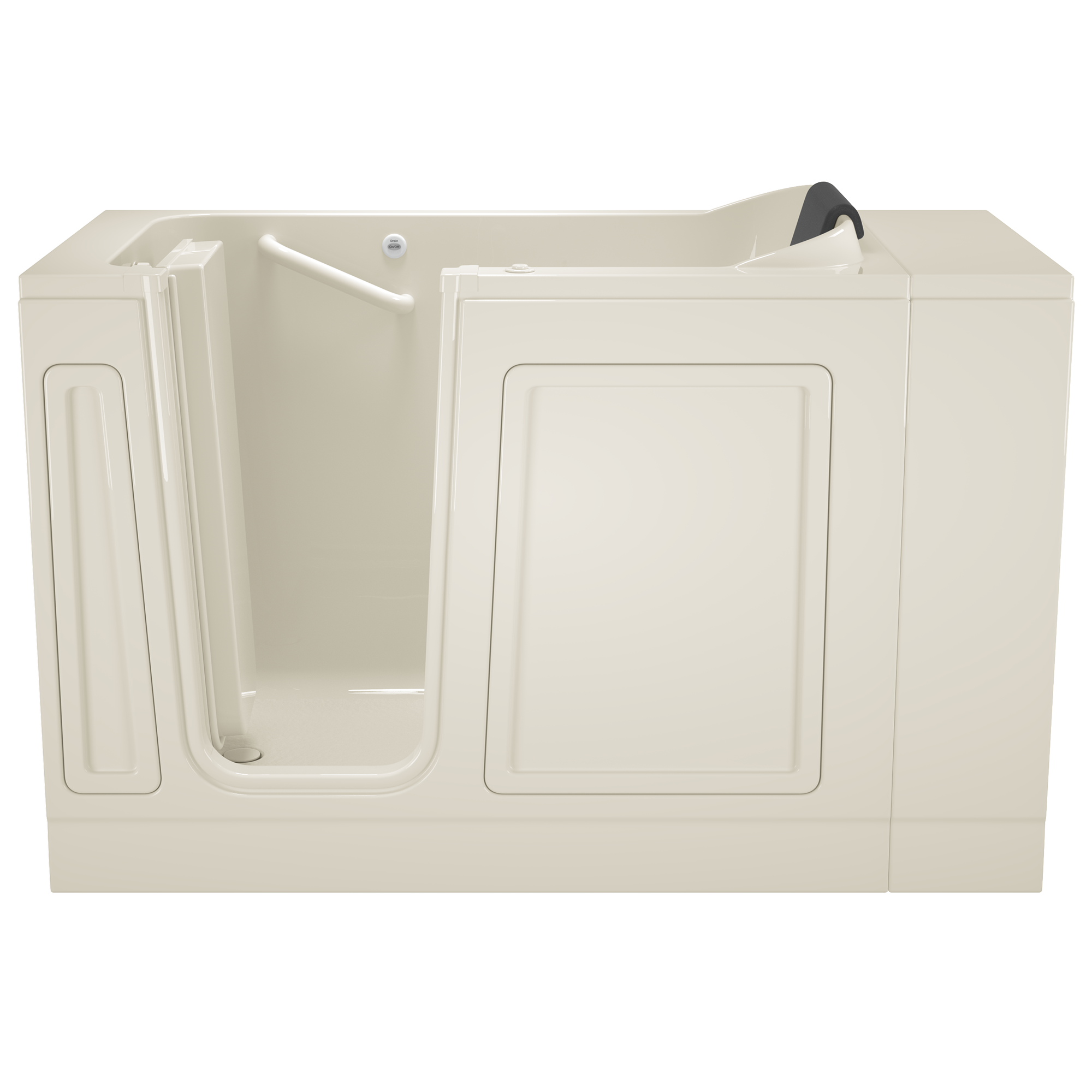 Acrylic Luxury Series 28 x 48-Inch Walk-in Tub With Whirlpool System - Left-Hand Drain