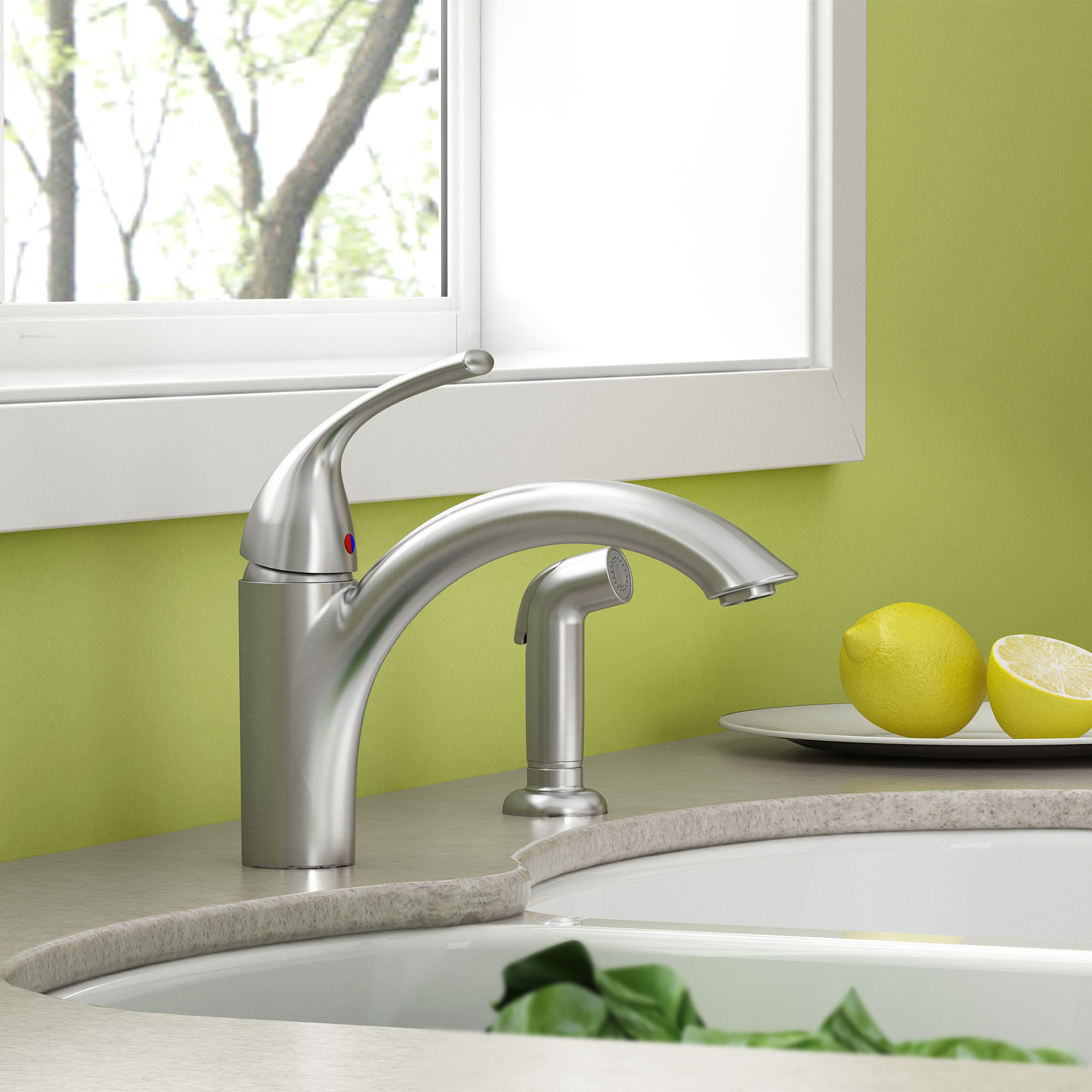 Quince® Single-Handle Kitchen Faucet 2.2 gpm/8.3 L/min With Side Spray