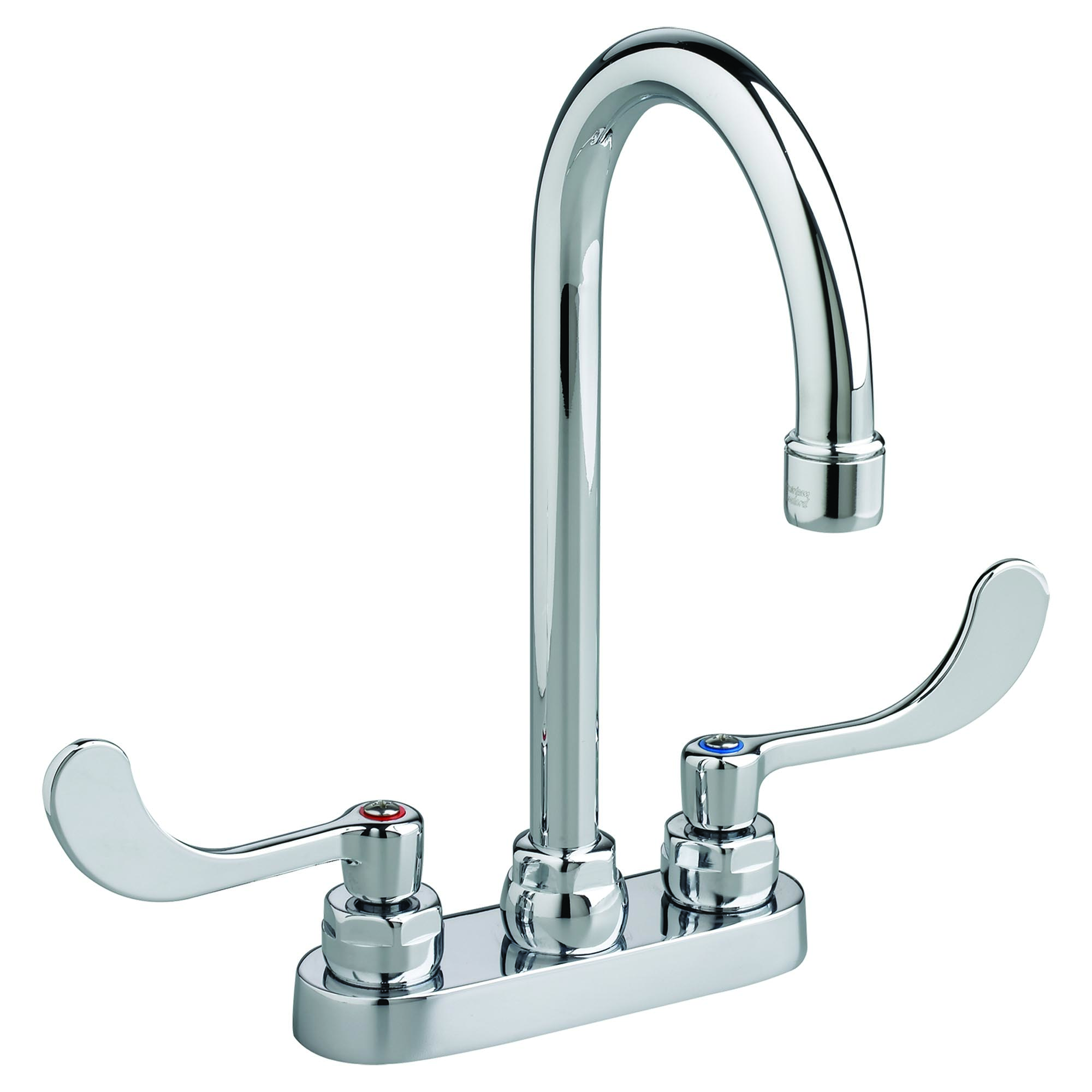 Monterrey™ 4-Inch Centerset Gooseneck Faucet With Wrist Blade Handles 1.5 gpm/5.7 Lpm With Limited Swivel