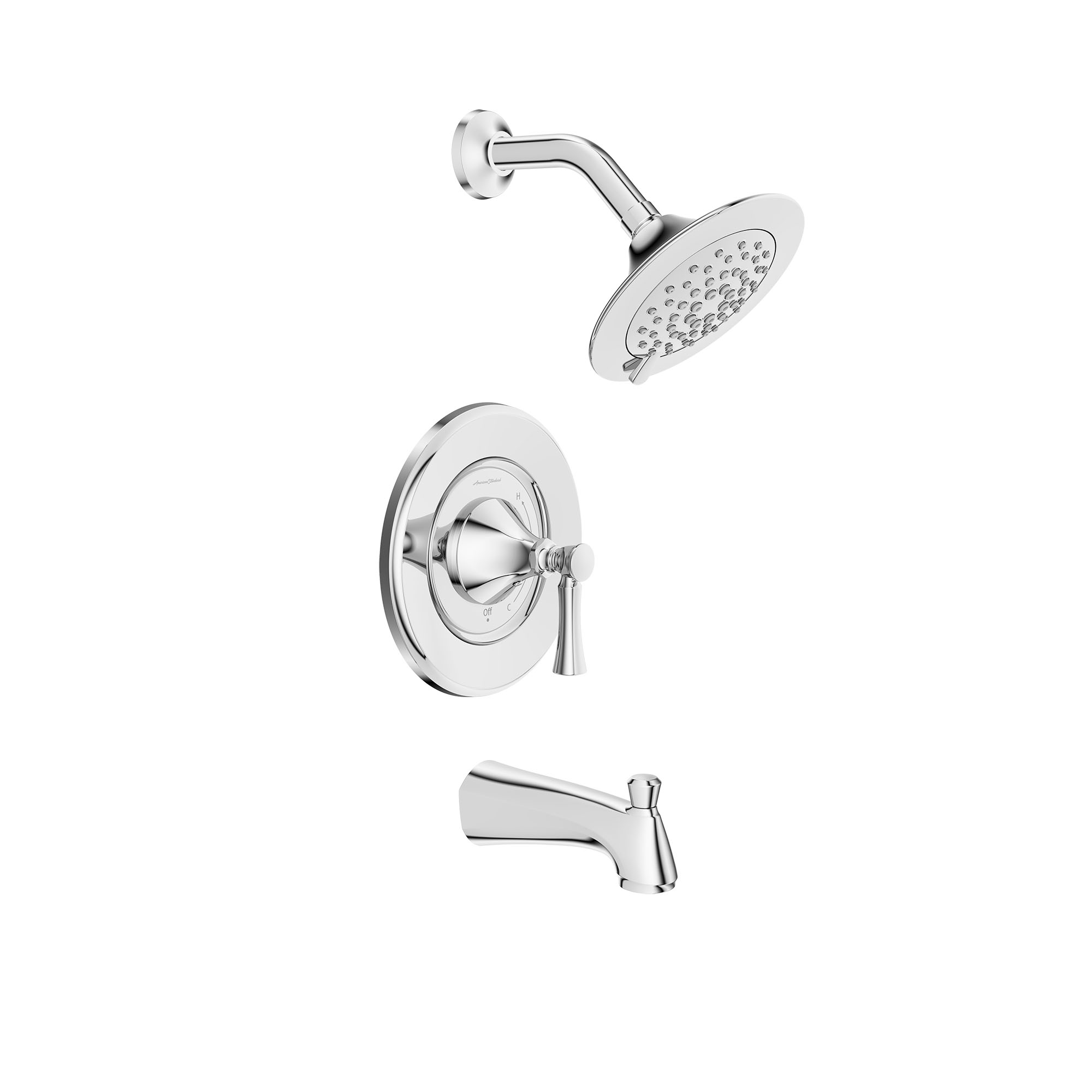 Chancellor® 1.8 gpm/6.8 L/min Tub and Shower Trim Kit With Ceramic Disc Valve Cartridge and Lever Handle