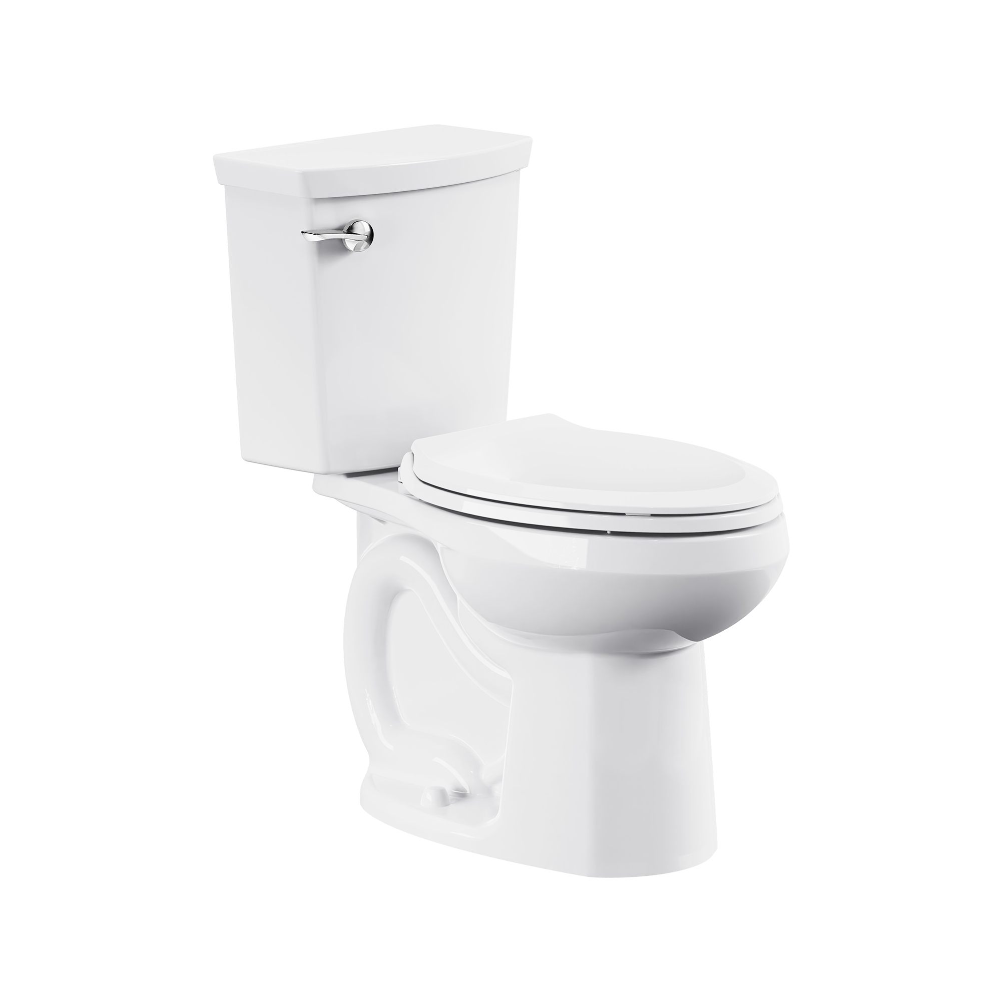 Toilette H2Optimum, 2 pièces, 1,1 gpc/4,2 lpc, à cuvette allongée à hauteur de chaise, sans siège