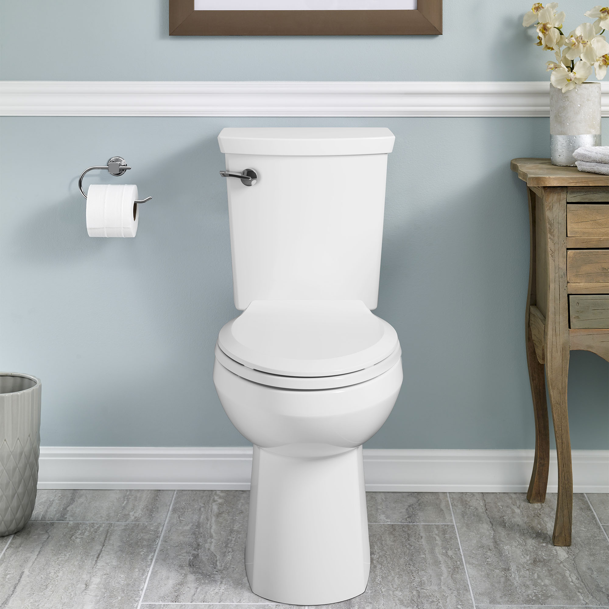 H2Optimum™ Two-Piece 1.1 gpf/4.2 Lpf Chair Height Elongated Toilet Less Seat