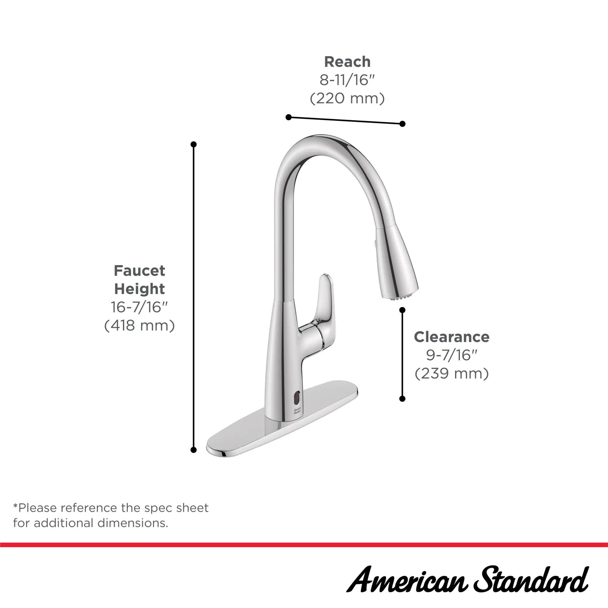 Colony® PRO Touchless Single-Handle Pull-Down Dual Spray Kitchen Faucet 1.5 gpm/5.7 L/min