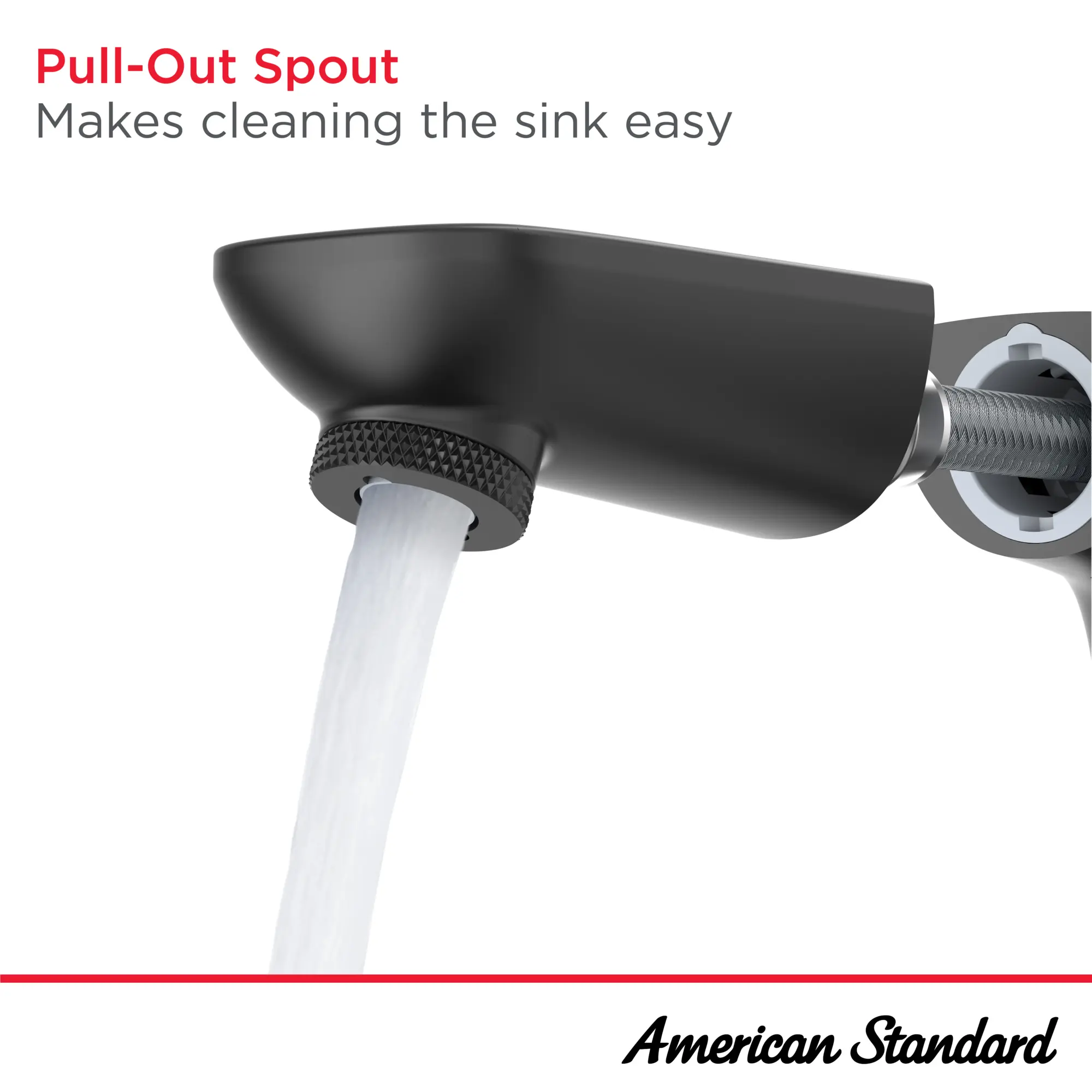 Aspirations® Single-Handle Pull-Out Bathroom Faucet 1.2 gpm/ 4.5 L/min With Lever Handle