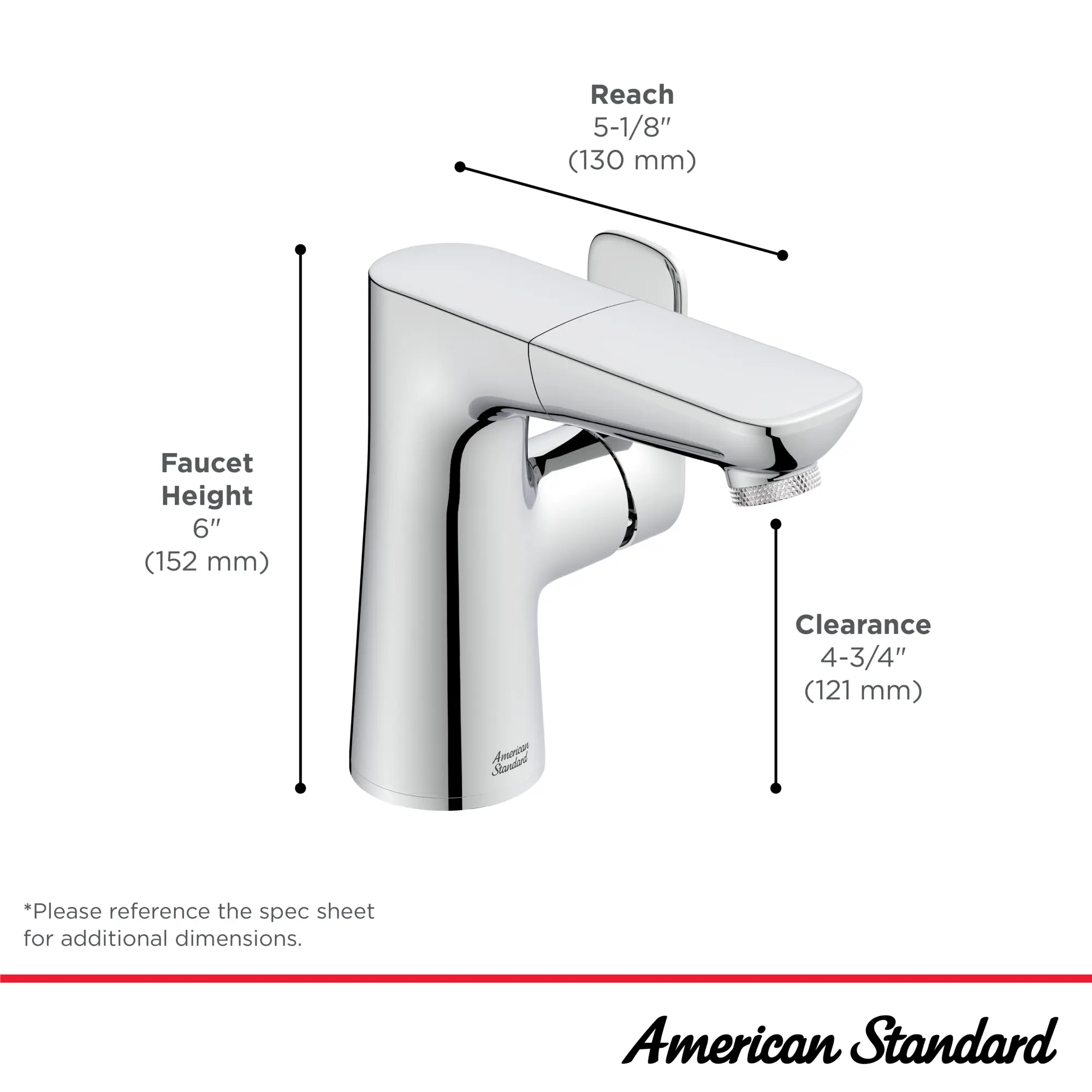 Aspirations® Single-Handle Pull-Out Bathroom Faucet 1.2 gpm/ 4.5 L/min With Lever Handle