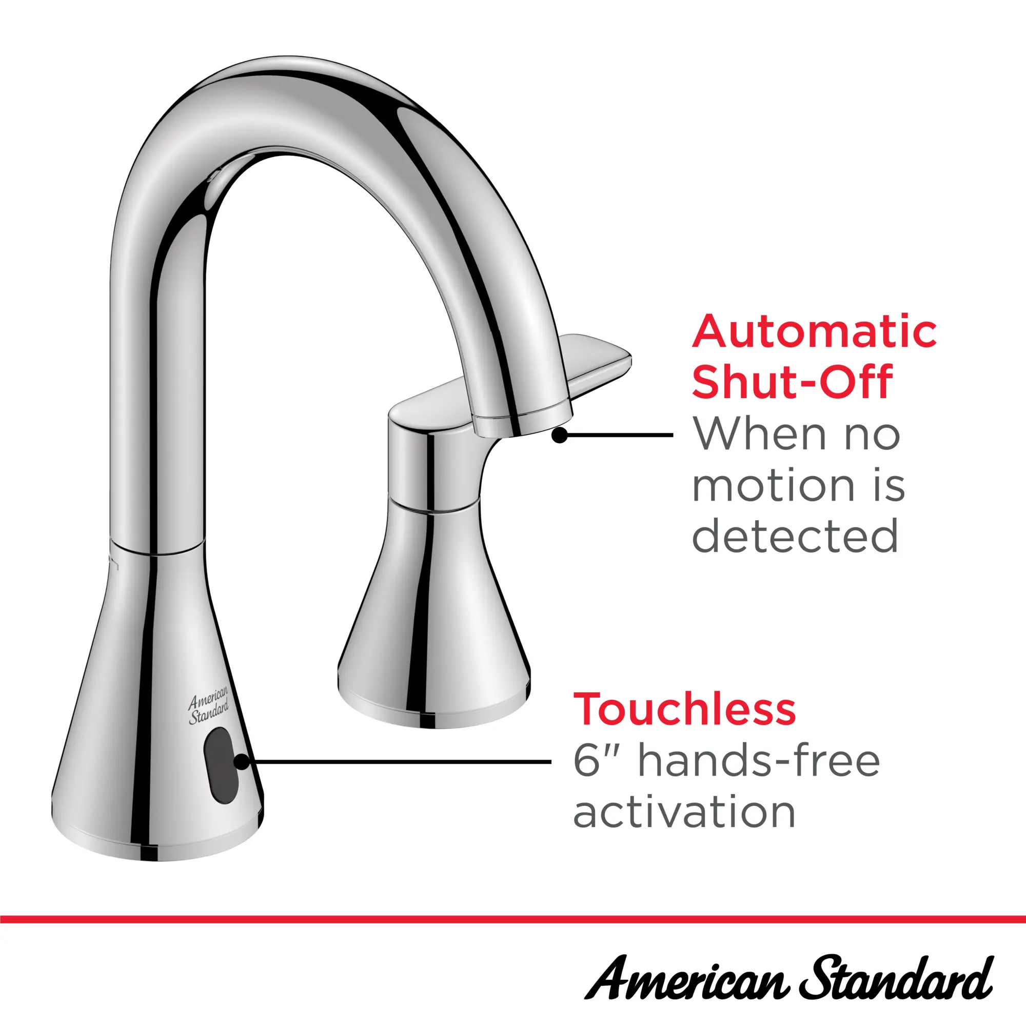 Aspirations® 8-Inch Hybrid Wideset Bathroom Faucet 1.2gpm/4.5L/min With Lever Handles