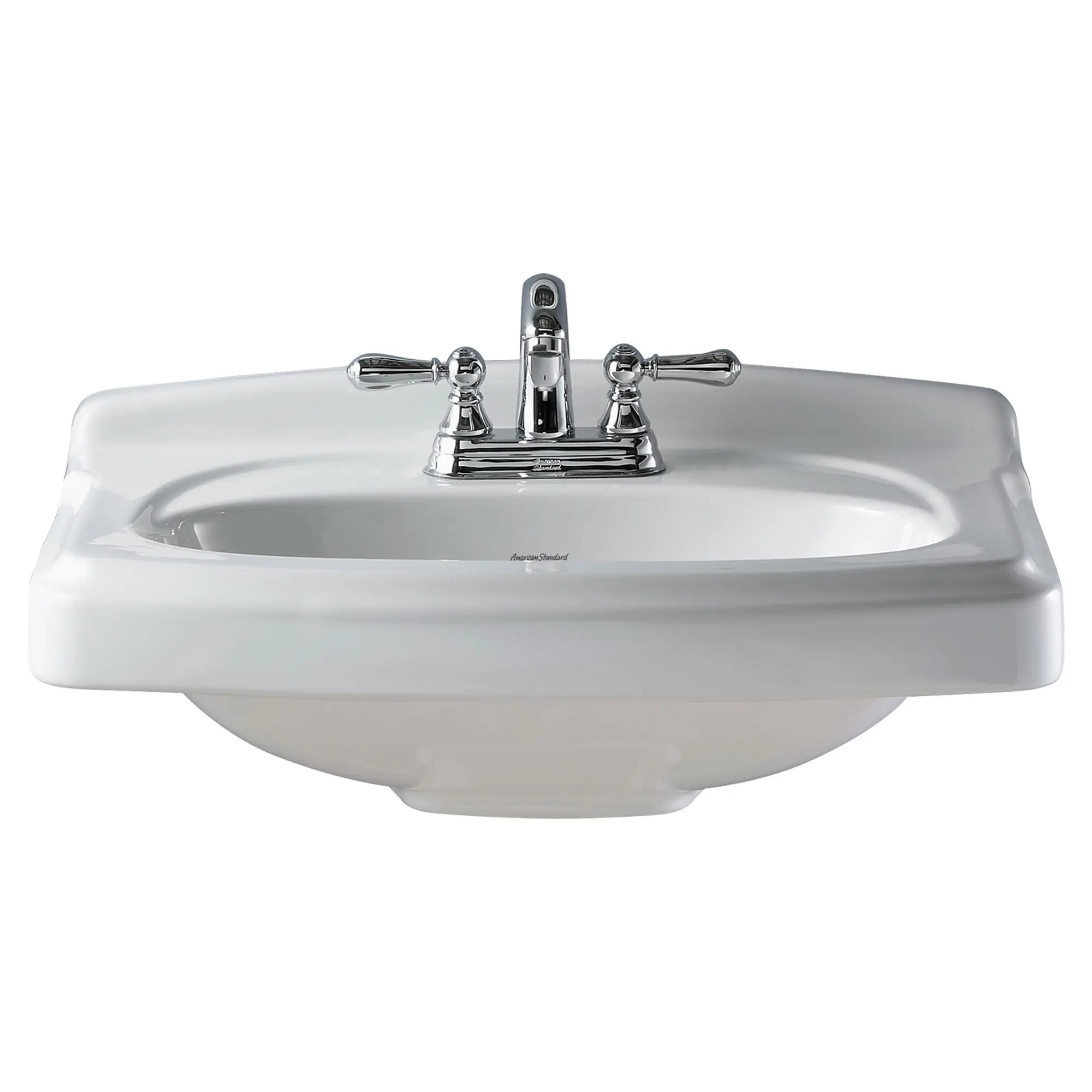 Dessus de meuble-lavabo en porcelaine Portsmouth - trous de robinet sur centres de 4 po (102 mm)