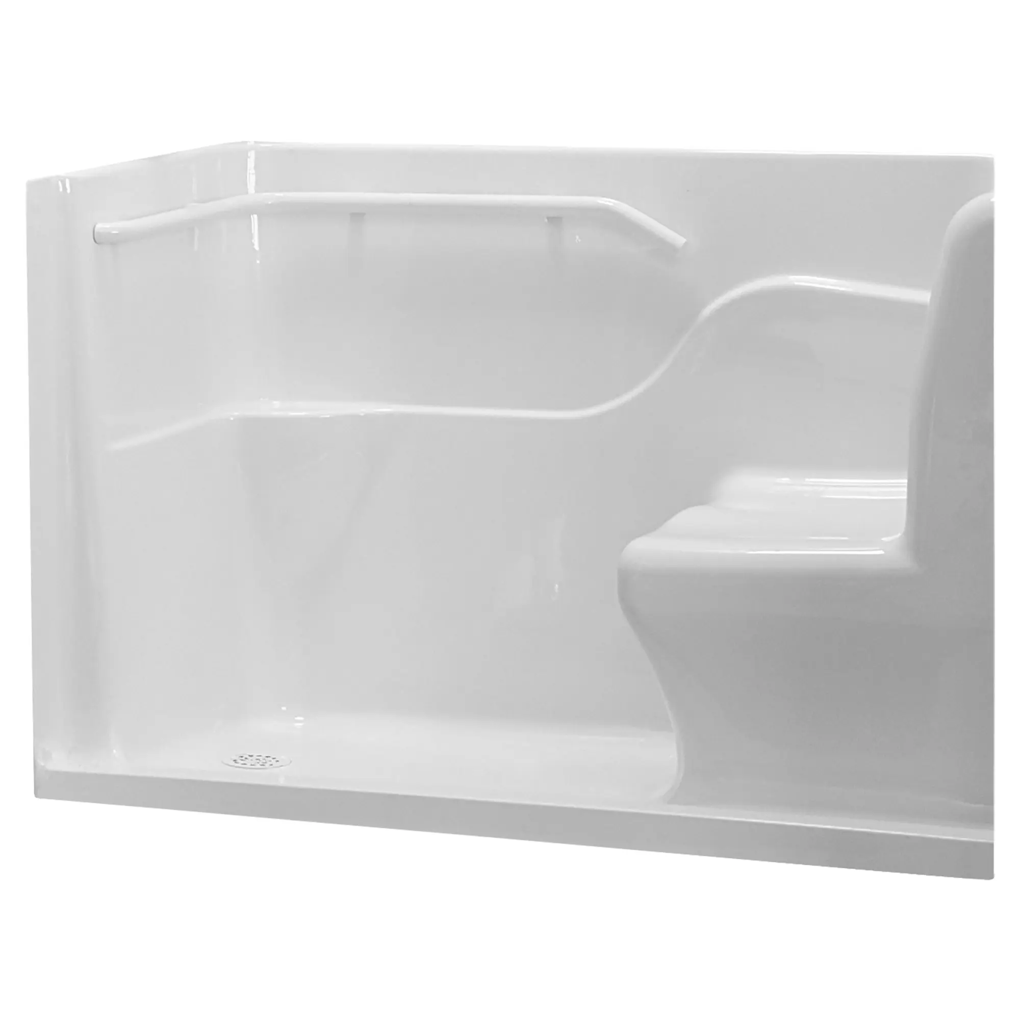 Acrylic 30 x 60-Inch Walk-In Shower – Left-Hand Drain