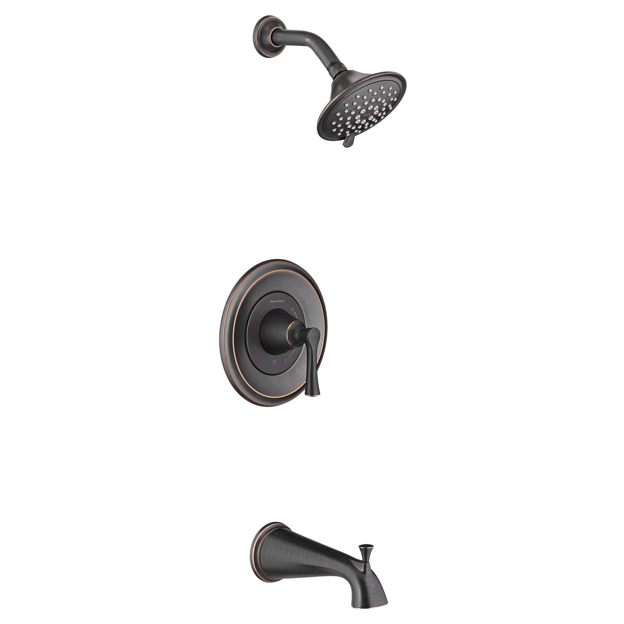 Estate 2.5 GPM Tub and Shower Trim Kit with 3-Function Showerhead and Lever Handle