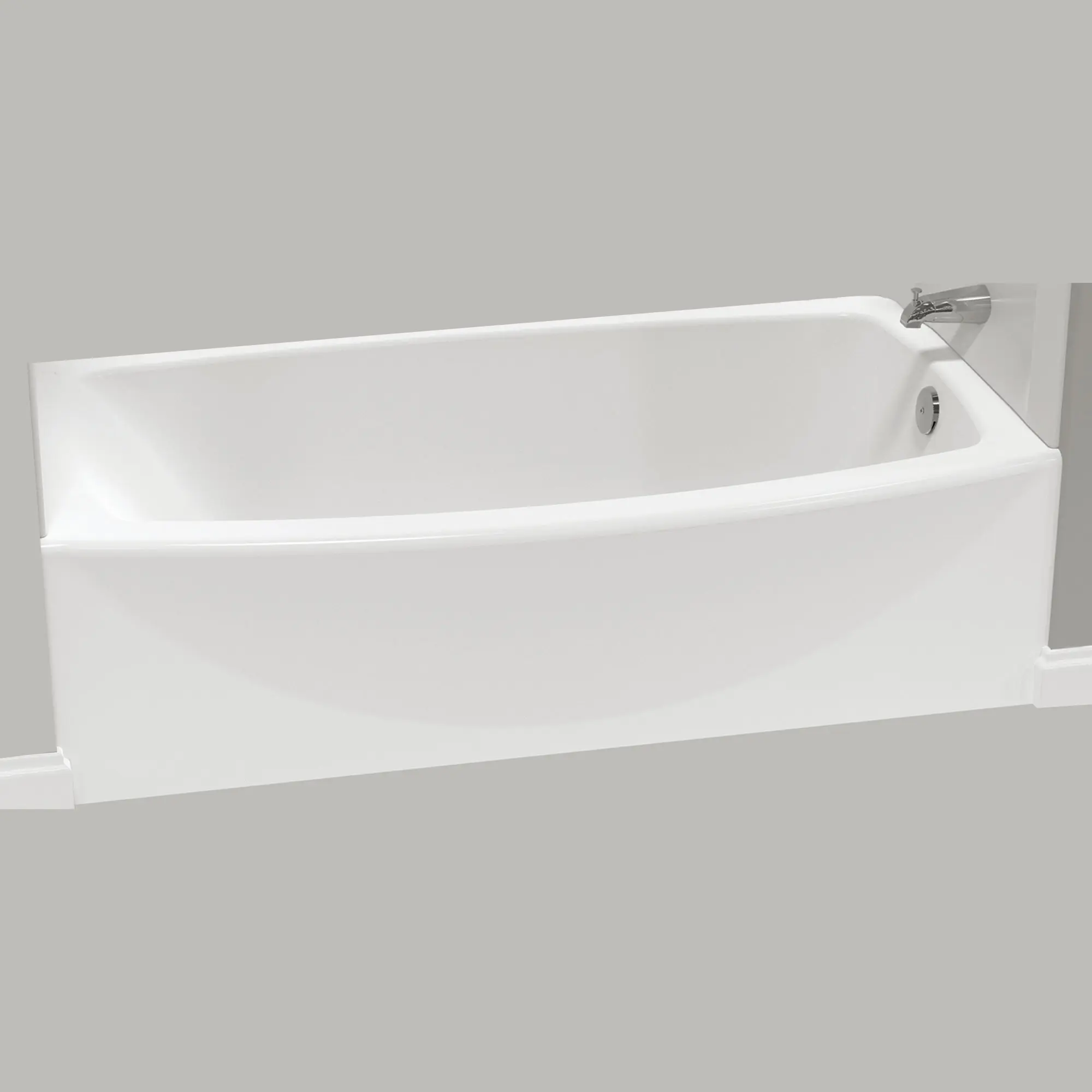 Saver 60 x 34 Inch Integral Apron Bathtub with Right-Hand Drain